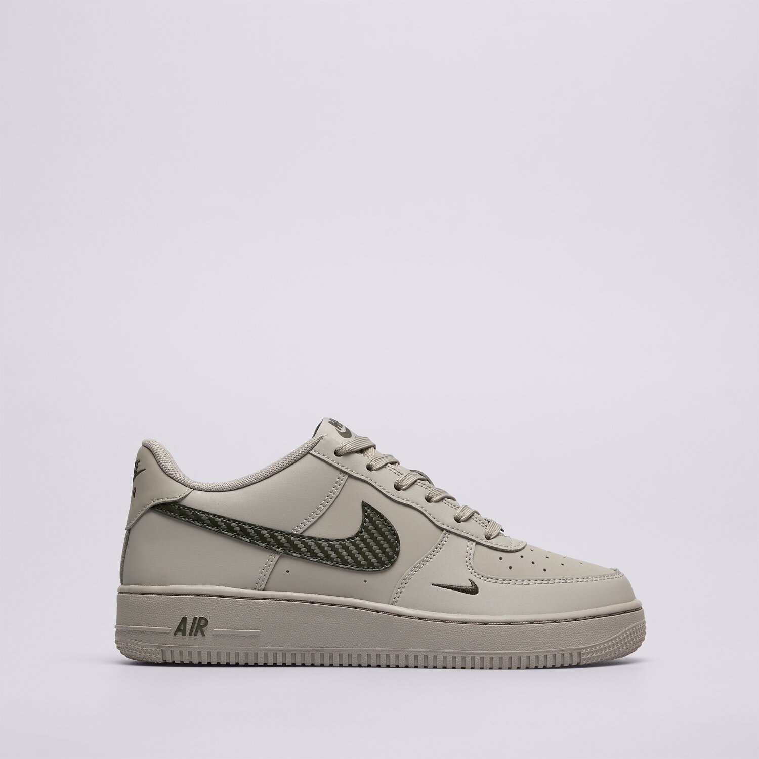Buty sneakersy dla dzieci NIKE AIR FORCE 1 IM7662-002 SZARY