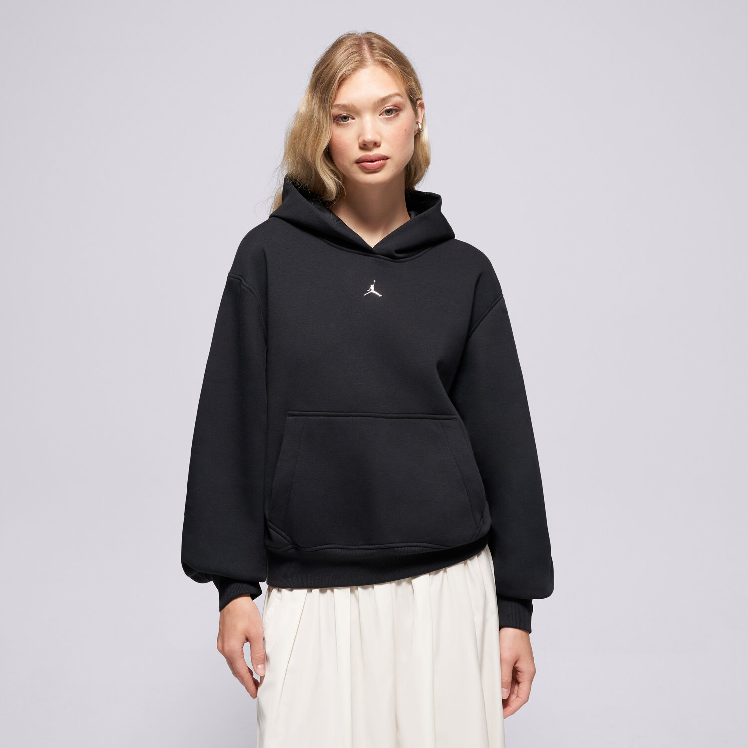 Bluza damska JORDAN BLUZA Z KAPTUREM W J BRK FLC PO BB IM7285-010 CZARNY