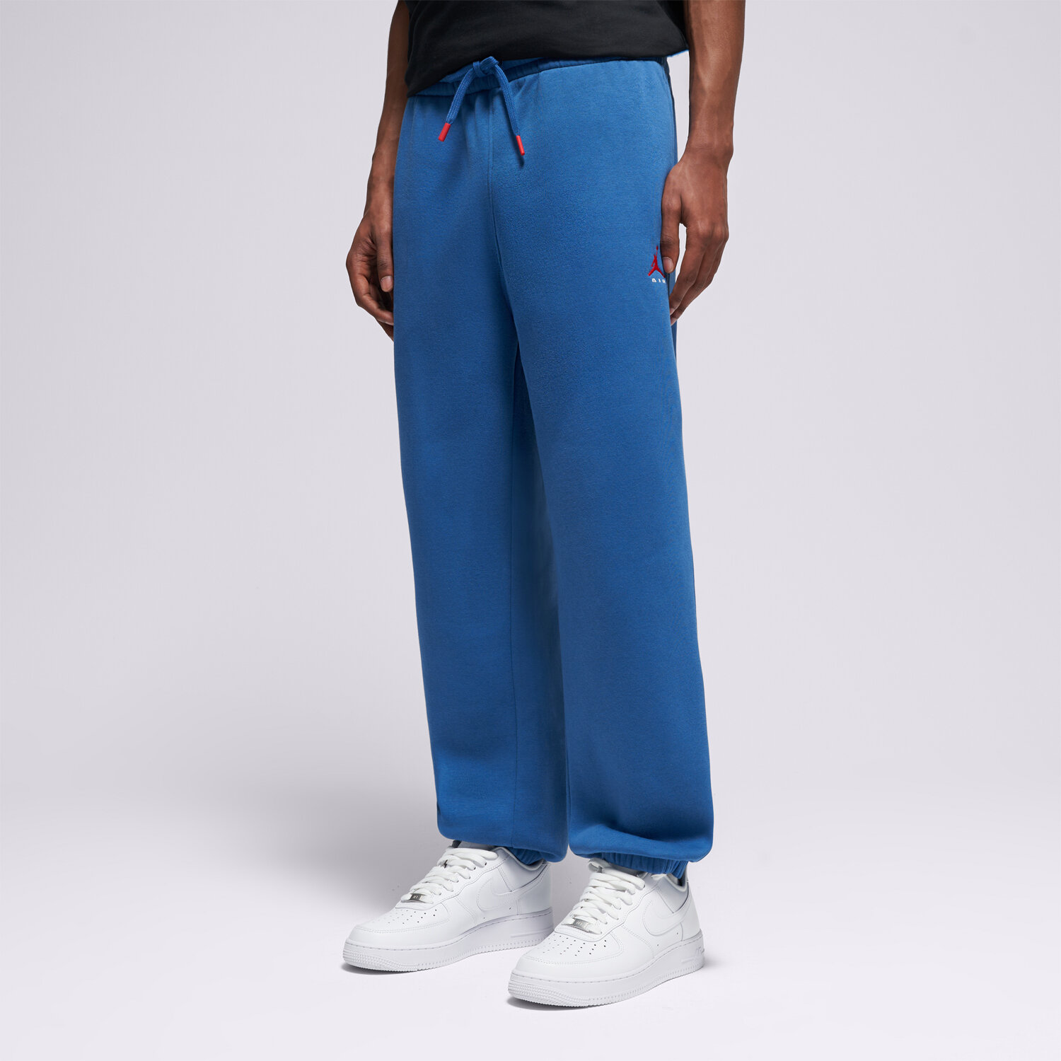 Spodnie sportowe męskie JORDAN SPODNIE M J BRK ST FLC CUFF BB IM8906-485 NIEBIESKI