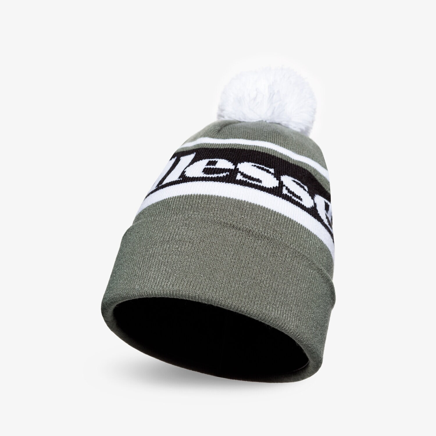 Czapka zimowa dla dzieci ELLESSE CZAPKA ZIMOWA PAJO POM POM BEANIE DGREEN SALA2096502 KHAKI