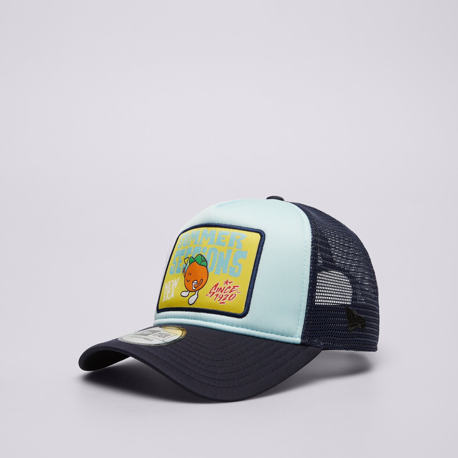 Czapka z daszkiem męska NEW ERA CZAPKA NE PATCH TRUCKER NONE 60503526 GRANATOWY