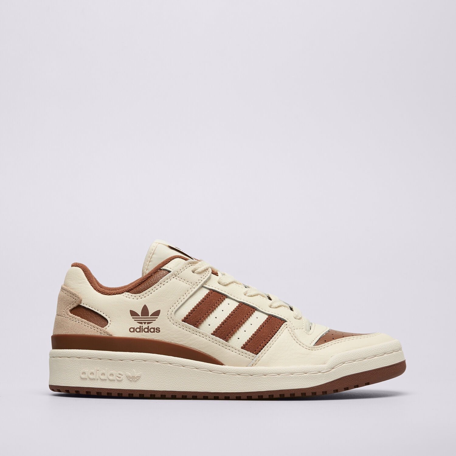Buty sneakersy męskie ADIDAS FORUM LOW IG3900 BEŻOWY