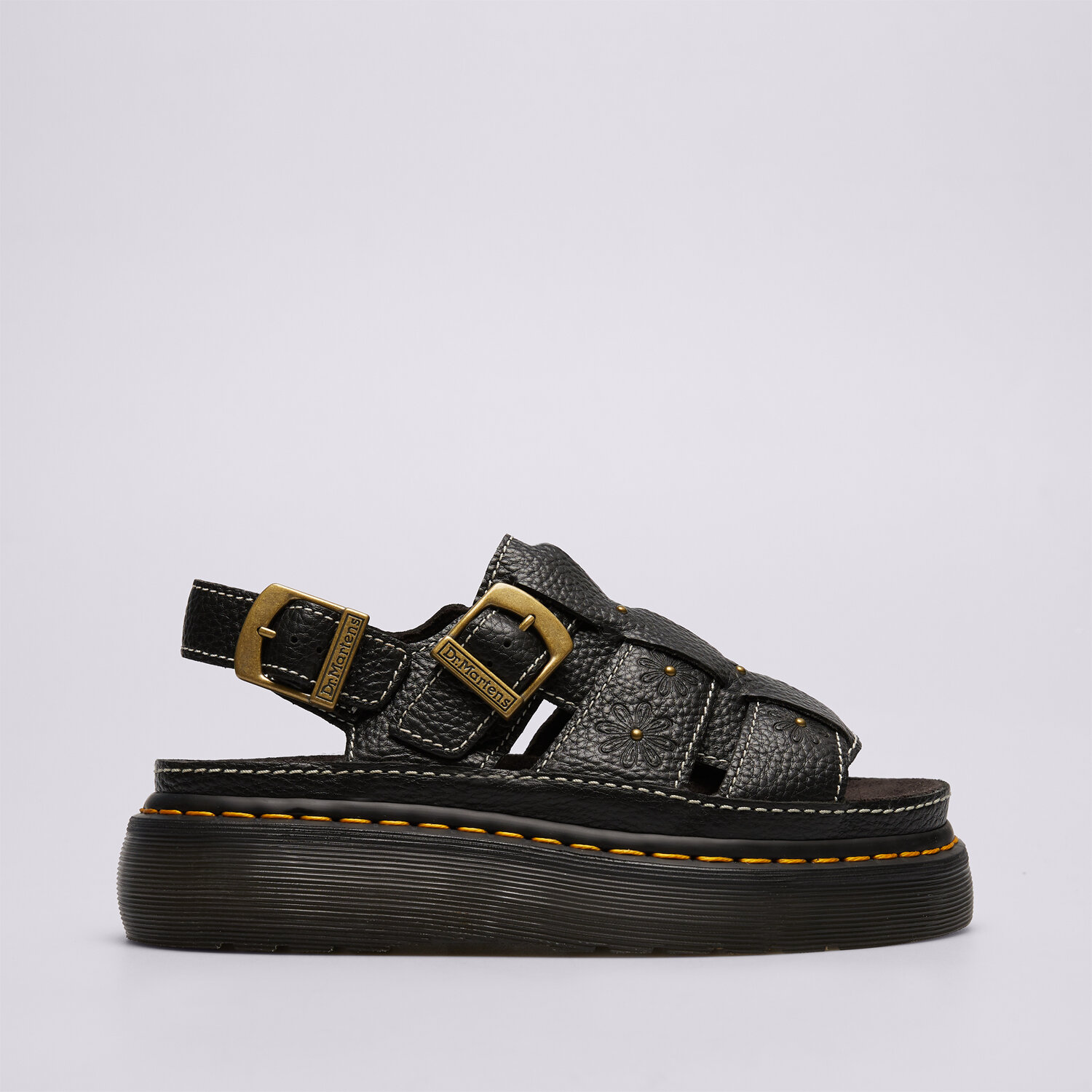 Buty casual damskie DR.MARTENS WRENLIE OPEN FL SANDAL 42337001 CZARNY
