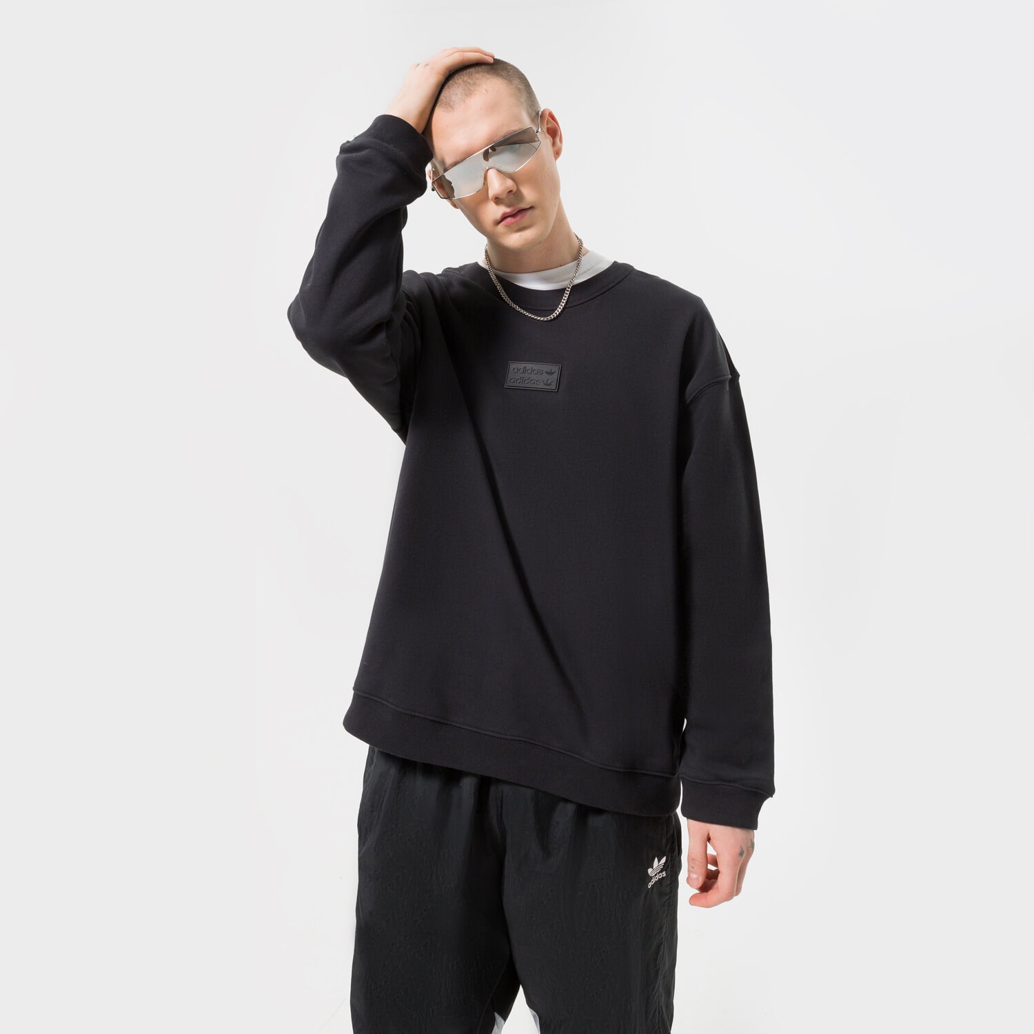 Bluza męska ADIDAS BLUZA GN3293 GN3293 CZARNY