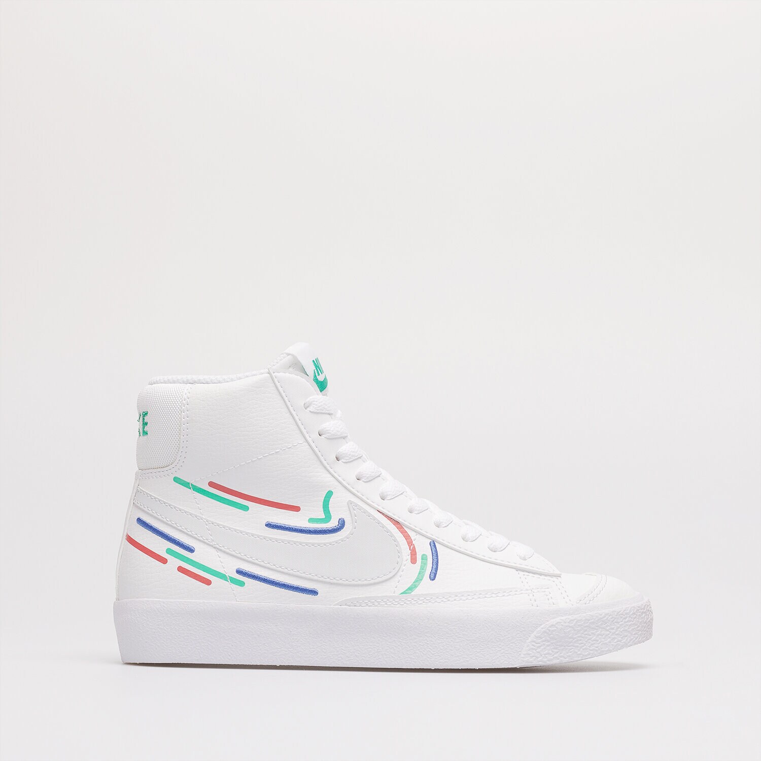 Buty sneakersy dla dzieci NIKE BLAZER MID GS FB8023-100 BIAŁY