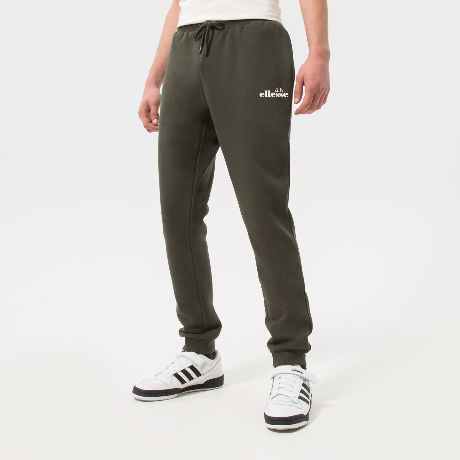 Spodnie sportowe męskie ELLESSE SPODNIE CRAVO JOG PANT DGREEN SHP16465502 ZIELONY
