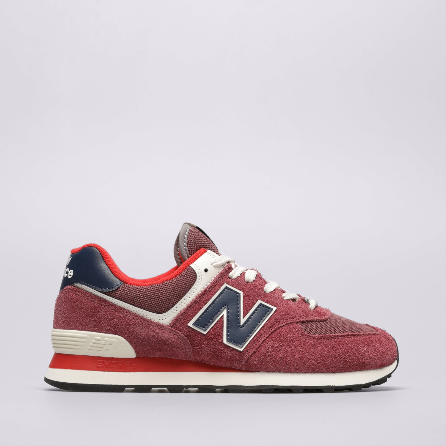 Buty sneakersy męskie NEW BALANCE 574  U574RX2 BORDOWY