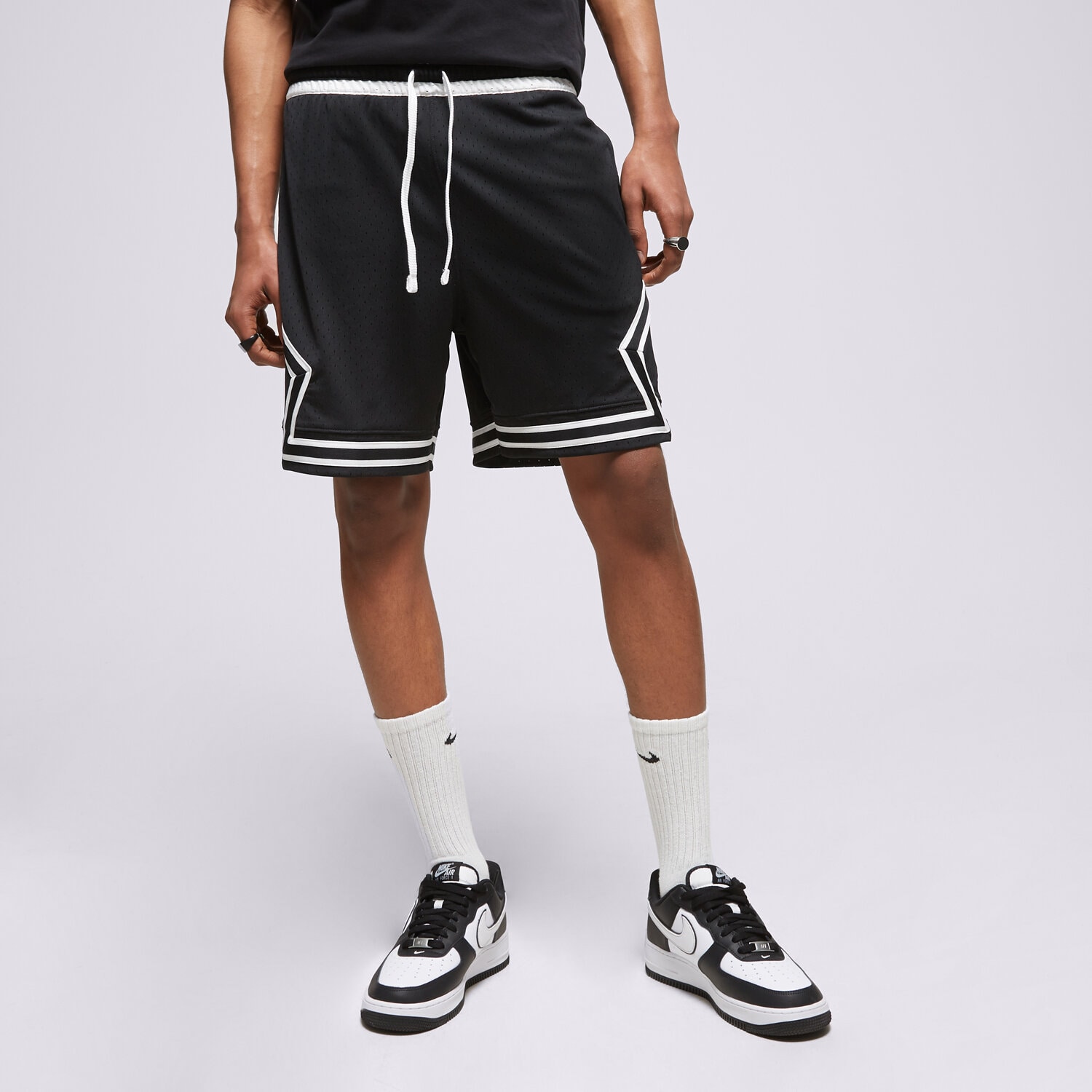 Krótkie spodenki, szorty męskie JORDAN SZORTY M J DF SPRT DMND SHORT DX1487-010 CZARNY