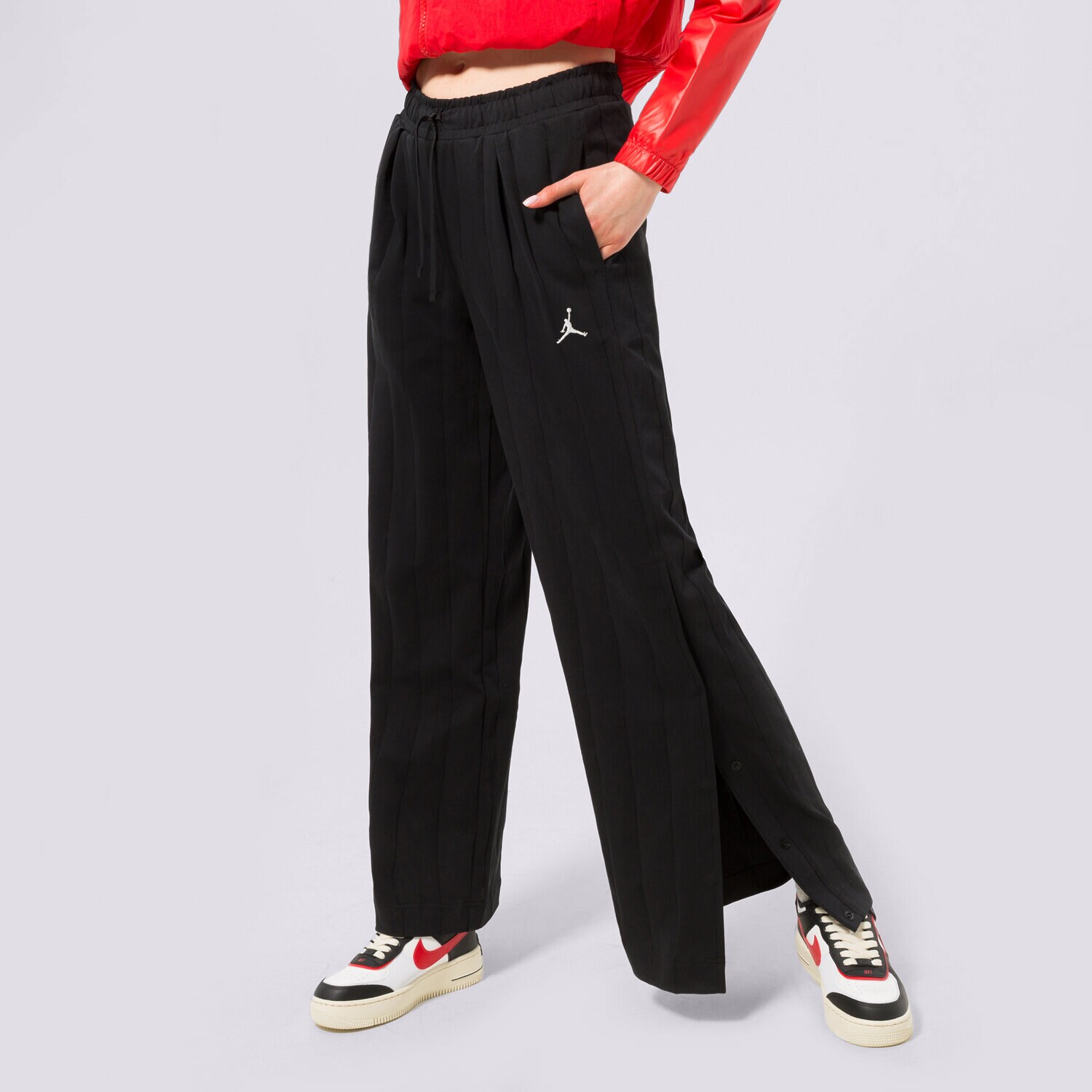 Spodnie sportowe damskie JORDAN SPODNIE W J KNIT PANT DX0397-010 CZARNY