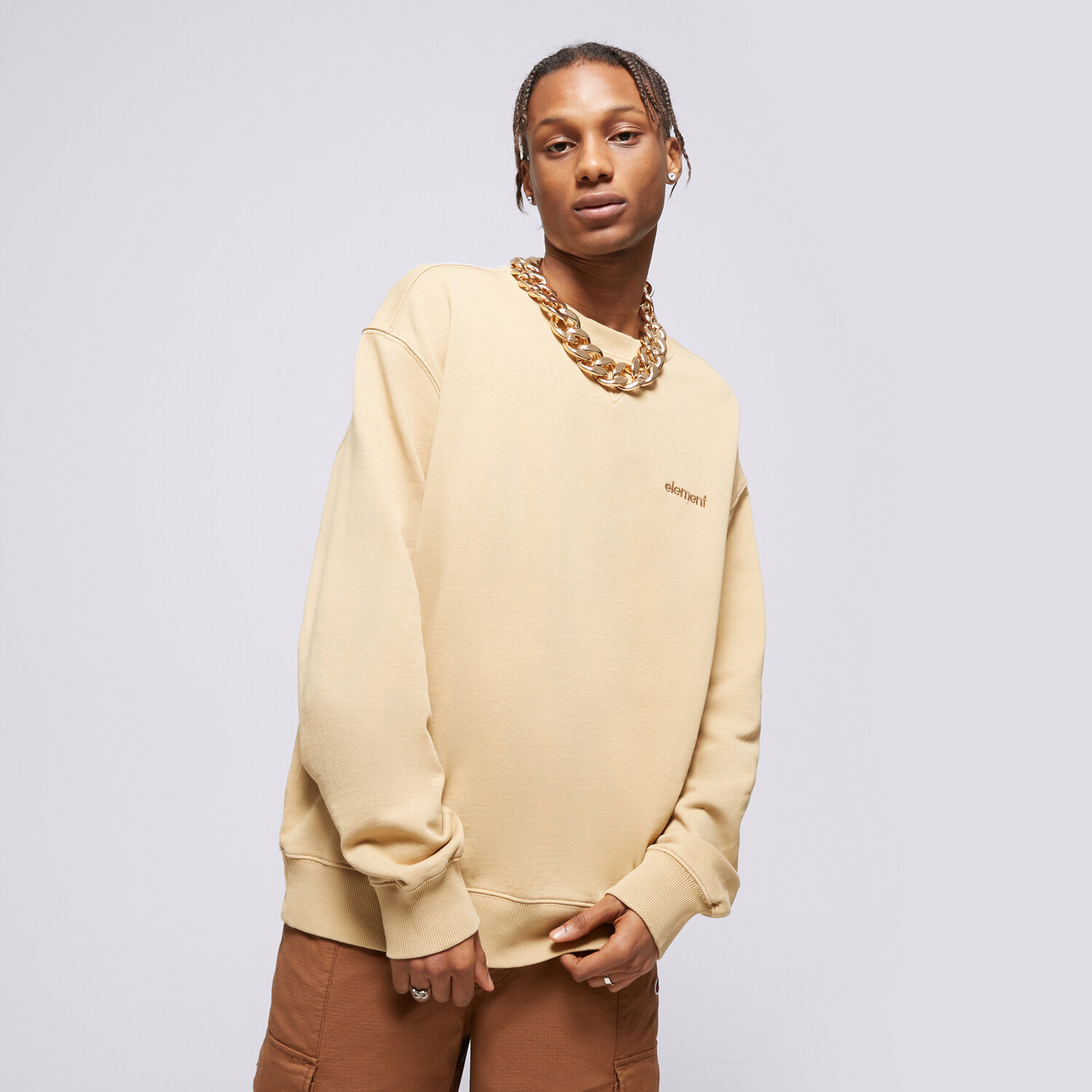 Bluza męska ELEMENT BLUZA CORNELL 3.0 CR ELYFT00130KHA BEŻOWY
