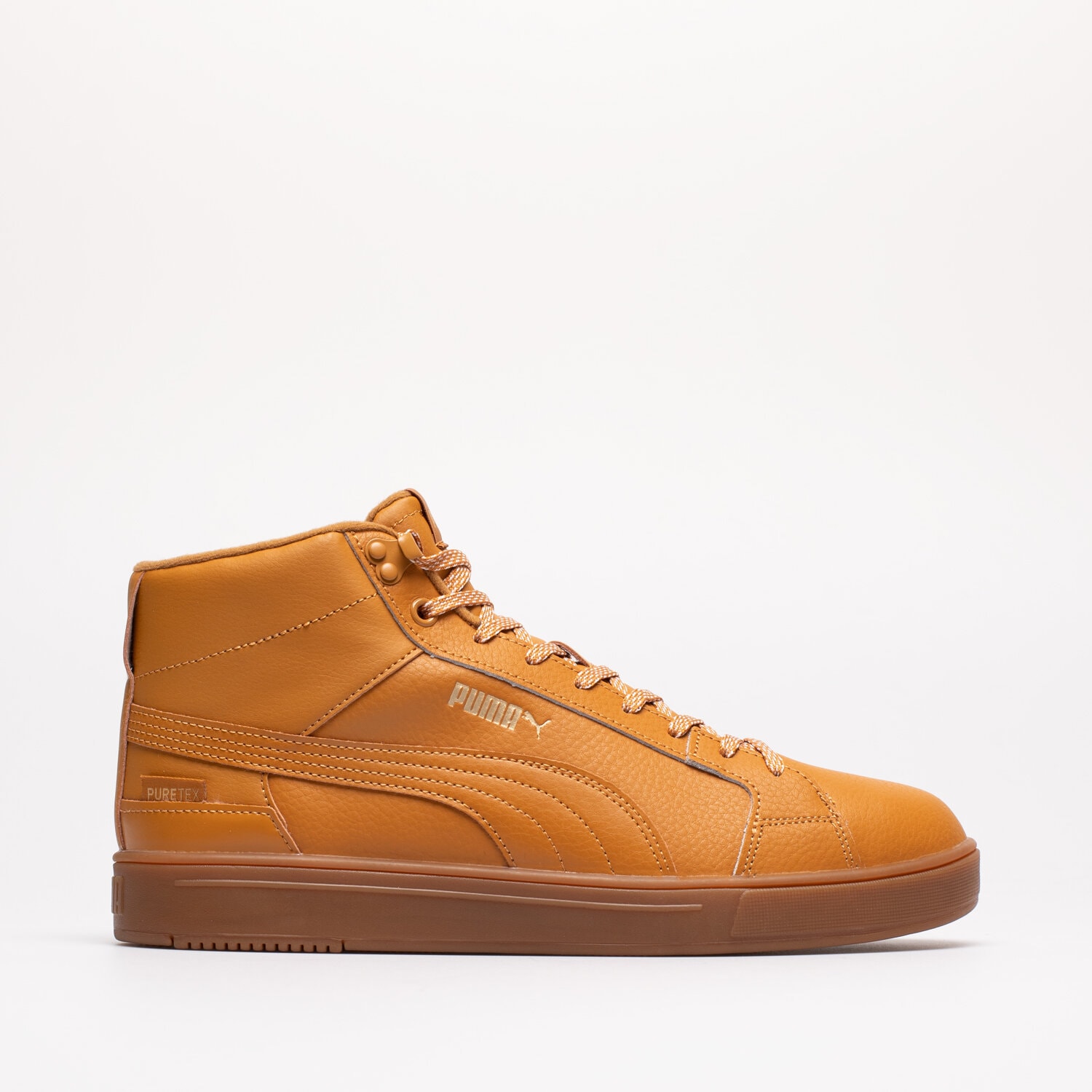 Buty zimowe sportowe męskie PUMA SERVE PRO MID PTX 38209605 BRĄZOWY