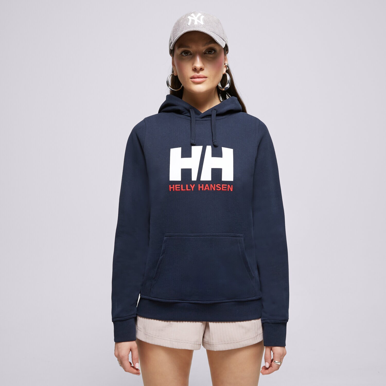 Bluza damska HELLY HANSEN BLUZA Z KAPTUREM W HH LOGO HOODIE 33978597 CZARNY