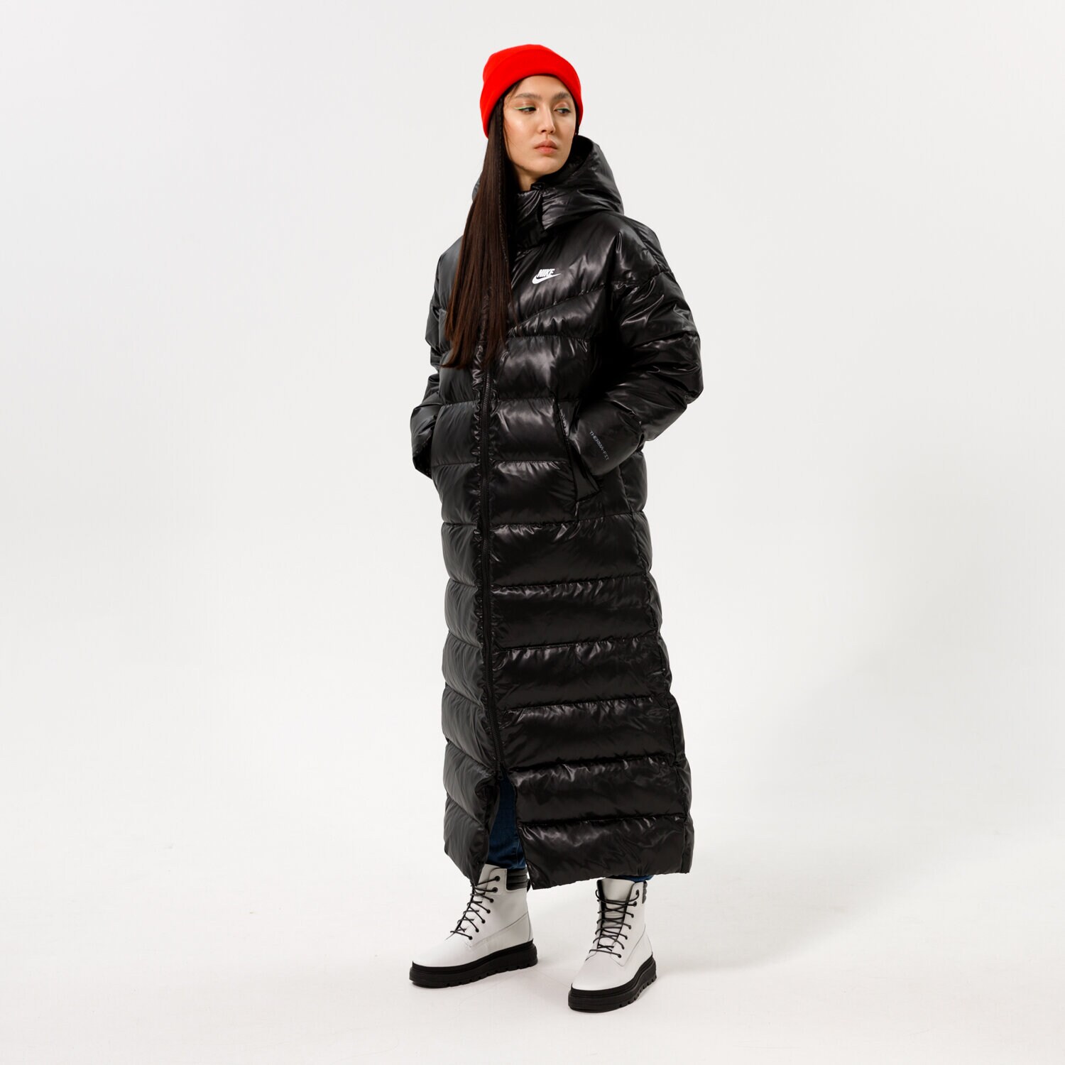 Kurtka zimowa damska NIKE CITY HOODED PARKA JACKET PARKA DH4081-010 CZARNY