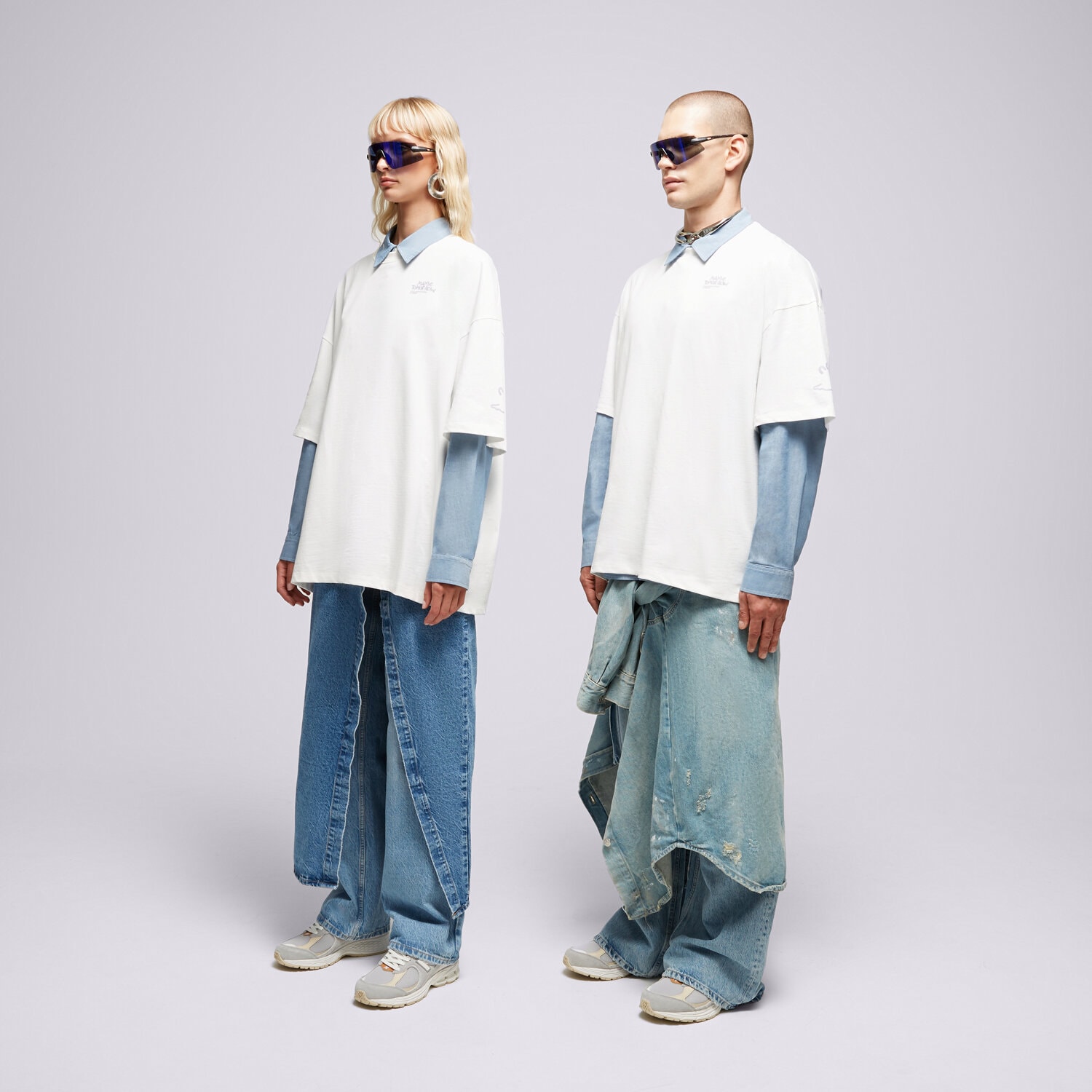 Koszulka, t-shirt damski S.NOW JOB SIZEER T SHIRT “MAYBE”-NATURAL WHITE SI123TSU50001 BIAŁY