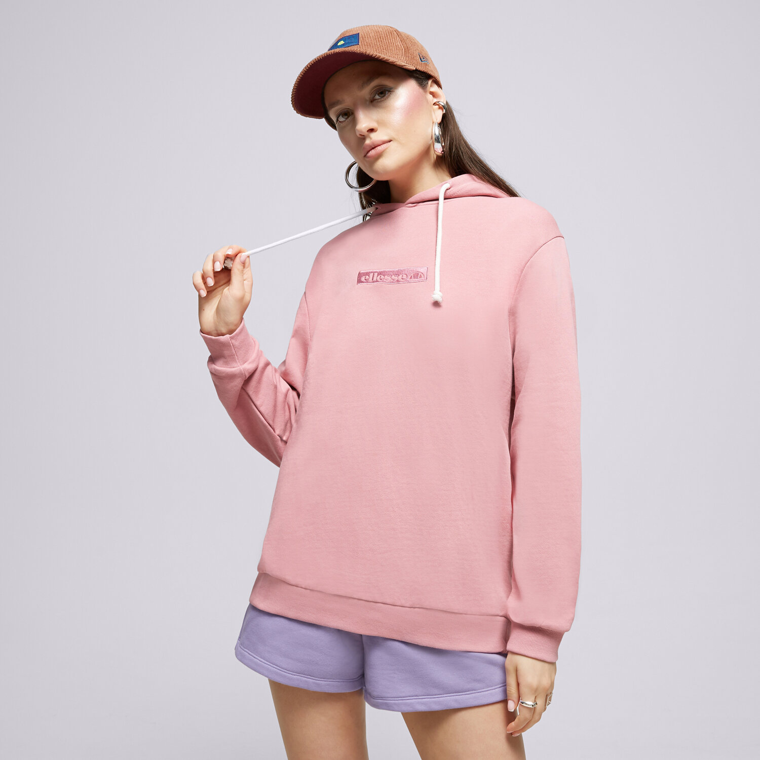 Bluza damska ELLESSE BLUZA Z KAPTUREM ODINA OH HOODY PINK SGR17899814 RÓŻOWY