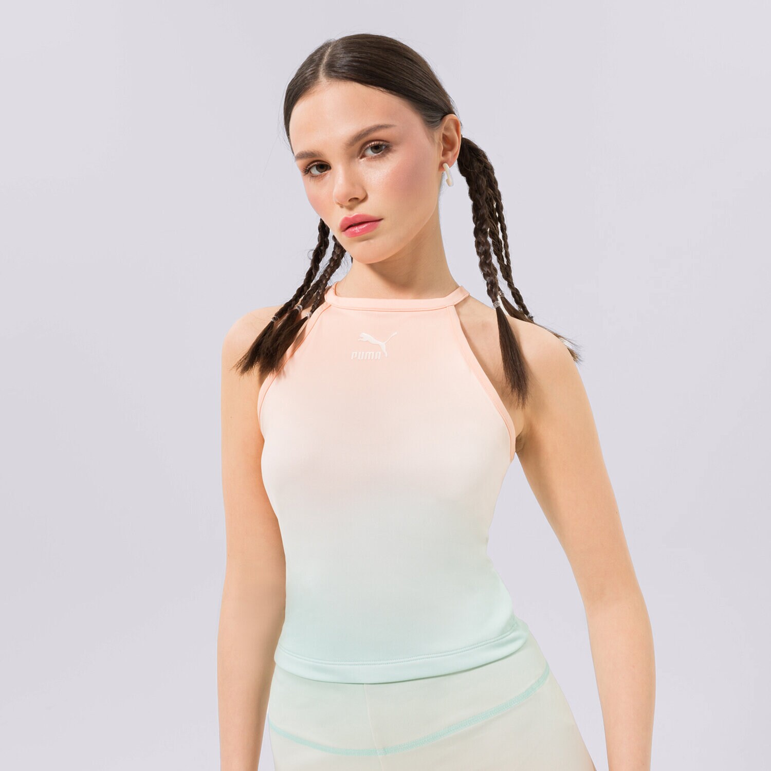 Koszulka, t-shirt damski PUMA TOP 845841 845841 76 MULTICOLOR