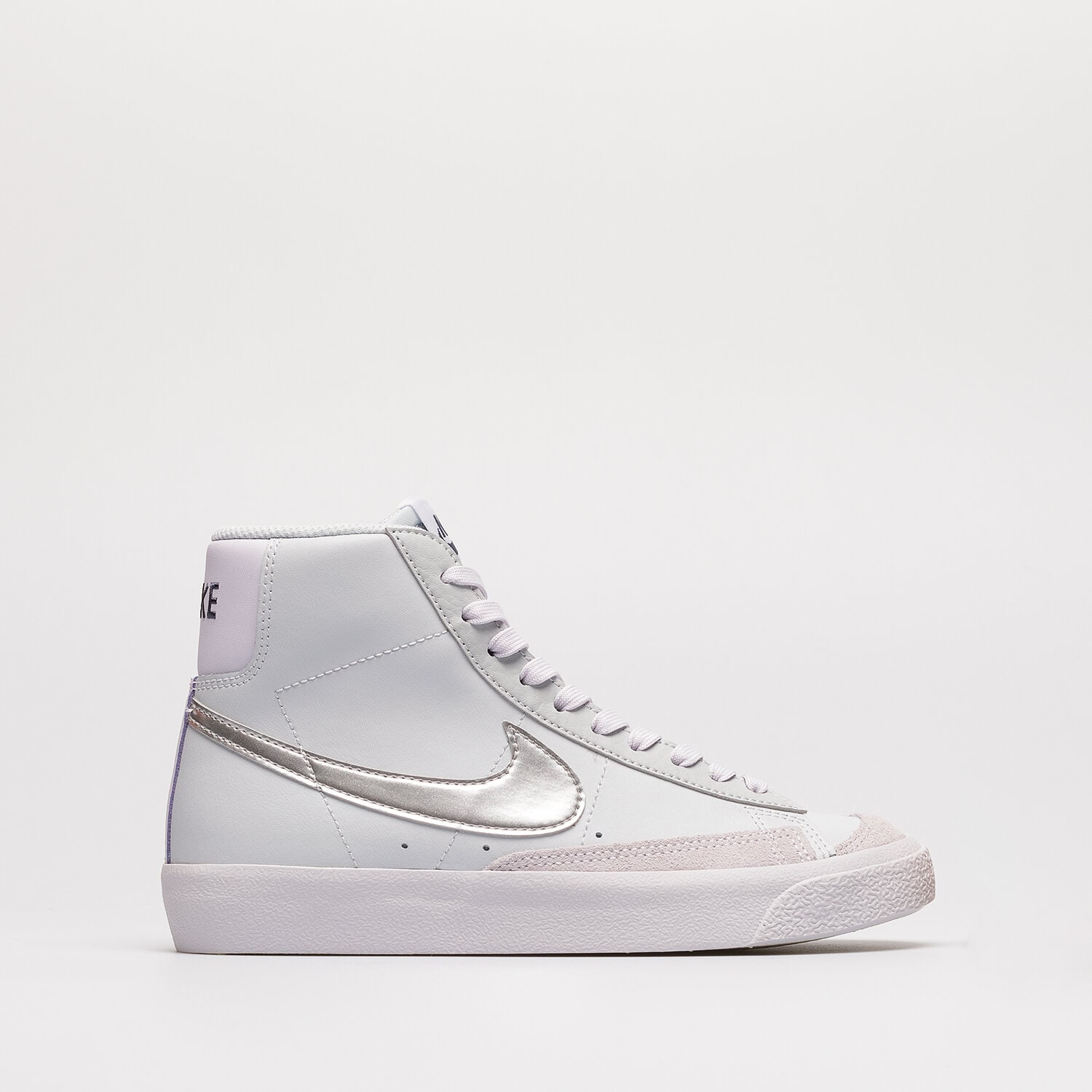 Buty sneakersy dla dzieci NIKE BLAZER MID '77 (GS)  DA4086-010 BIAŁY