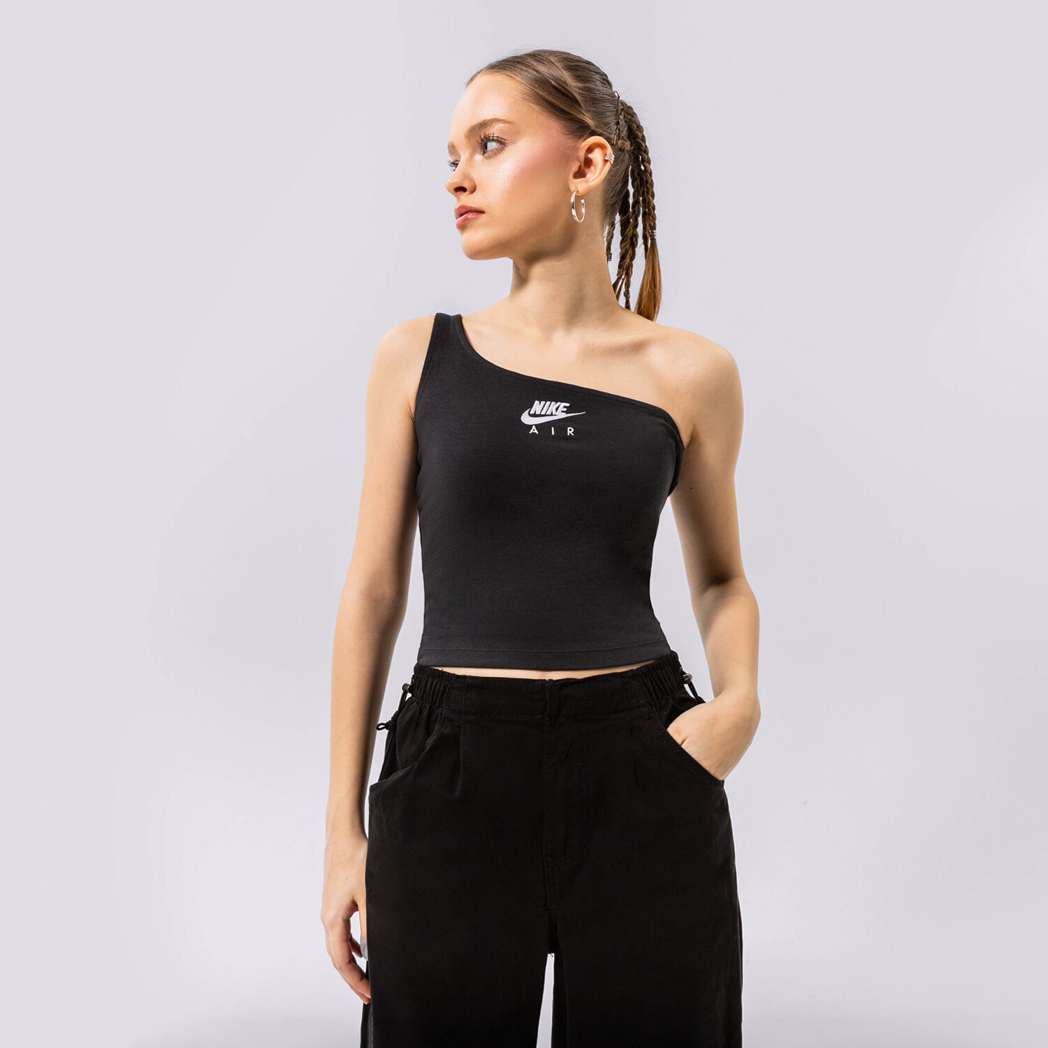 Koszulka, t-shirt damski NIKE T-SHIRT DD5435 DD5435-070 CZARNY