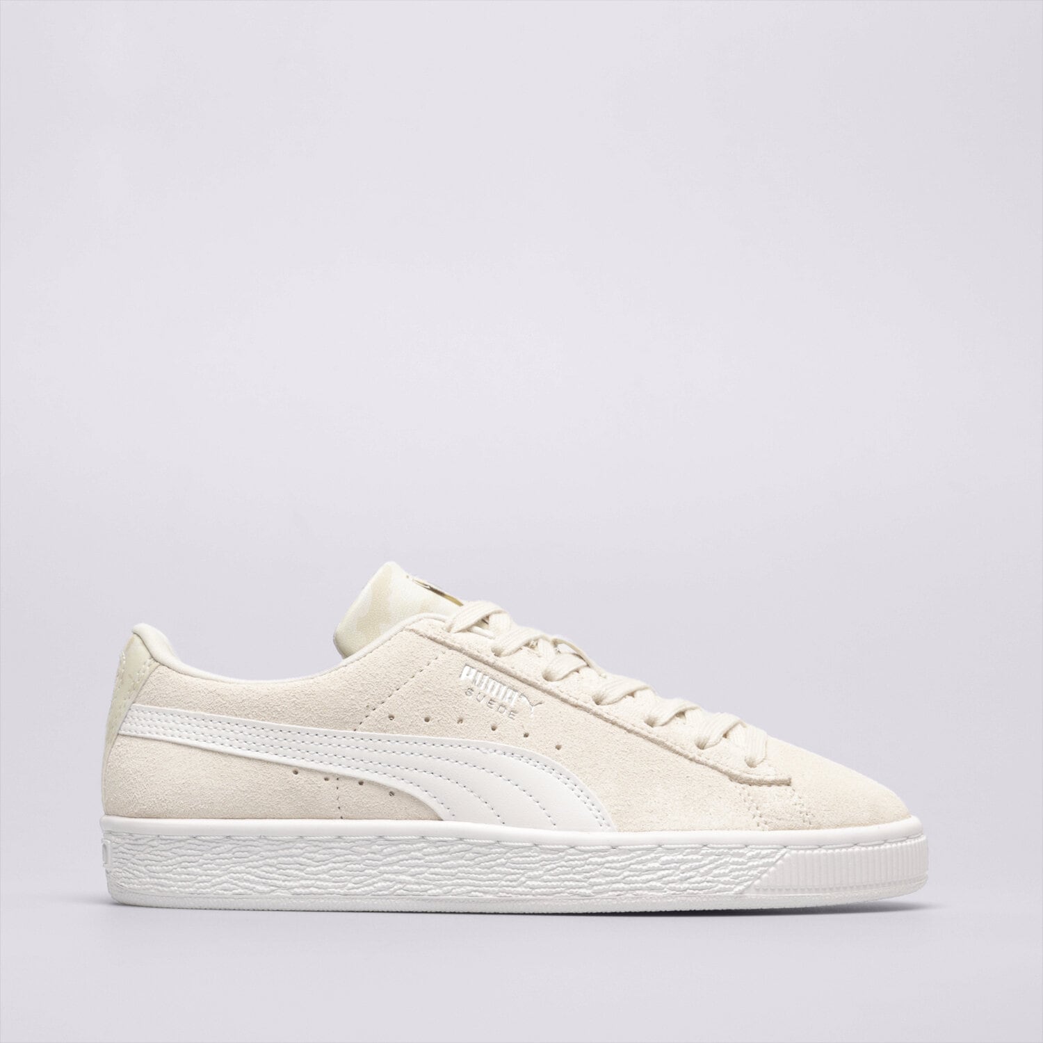 Buty sneakersy damskie PUMA SUEDE CAMO WNS 38984301 ŻÓŁTY