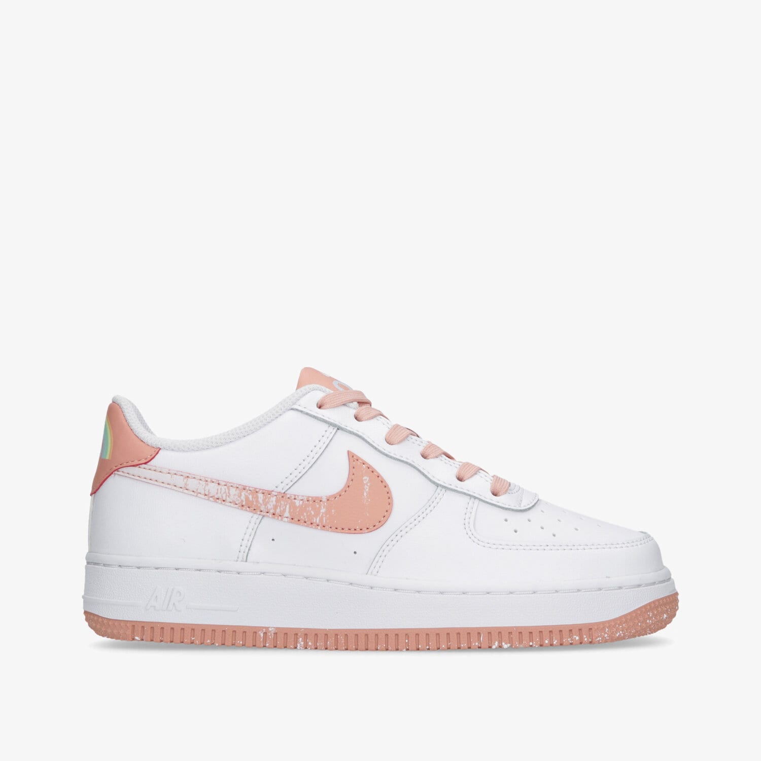 Buty sneakersy dla dzieci NIKE AIR FORCE 1 LV8 DM0985-100 BIAŁY