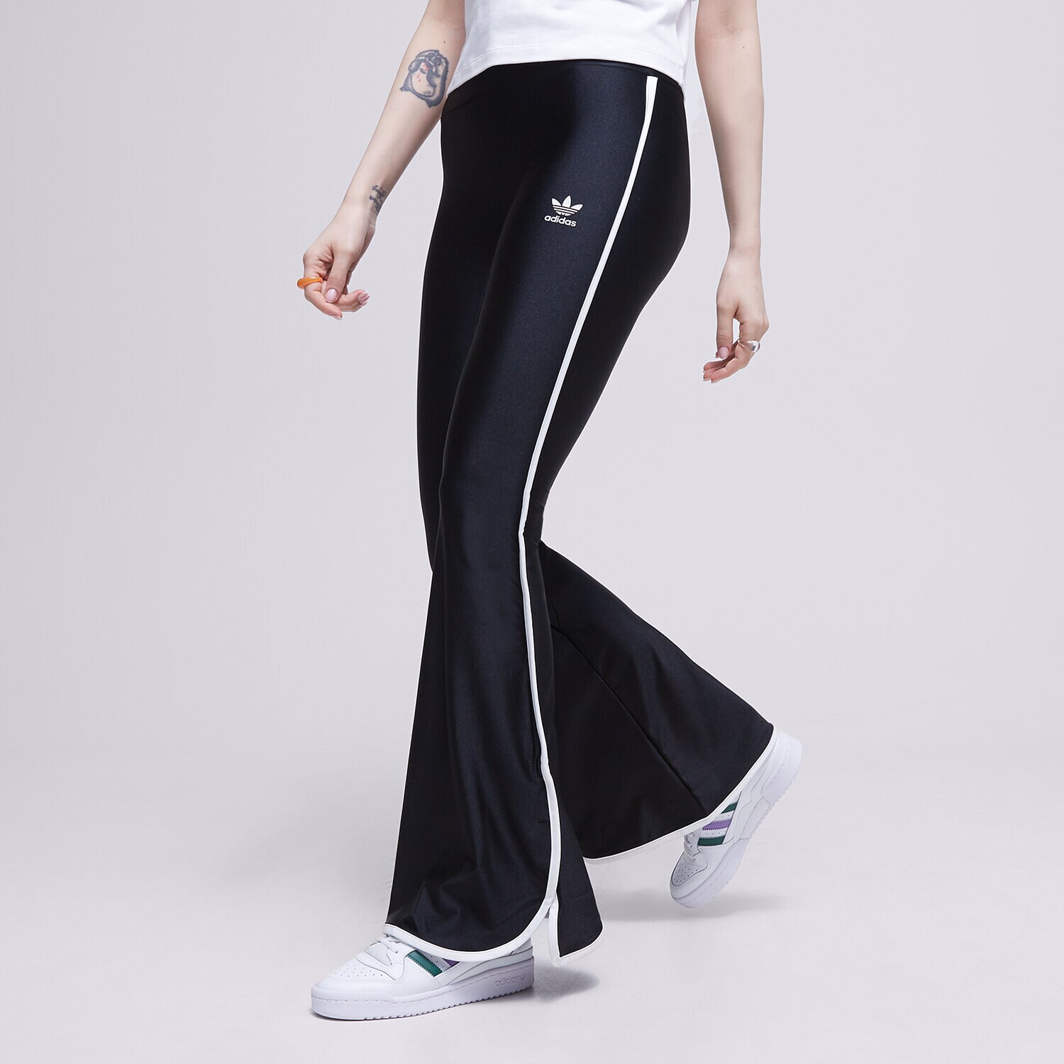 Spodnie sportowe damskie ADIDAS SPODNIE LEGGINGS IC5590 CZARNY