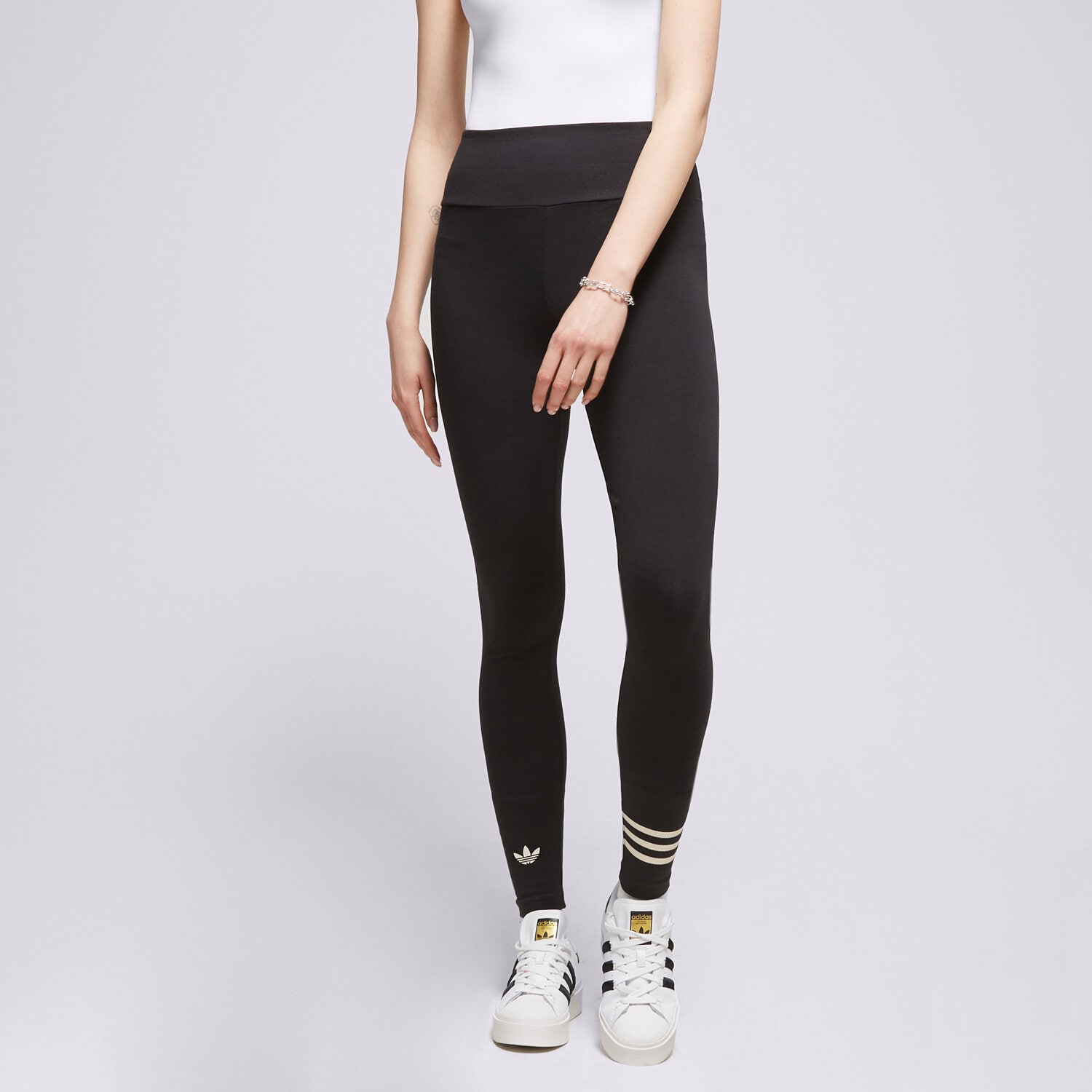 Spodnie sportowe damskie ADIDAS SPODNIE LEGGINGS IB7313 CZARNY