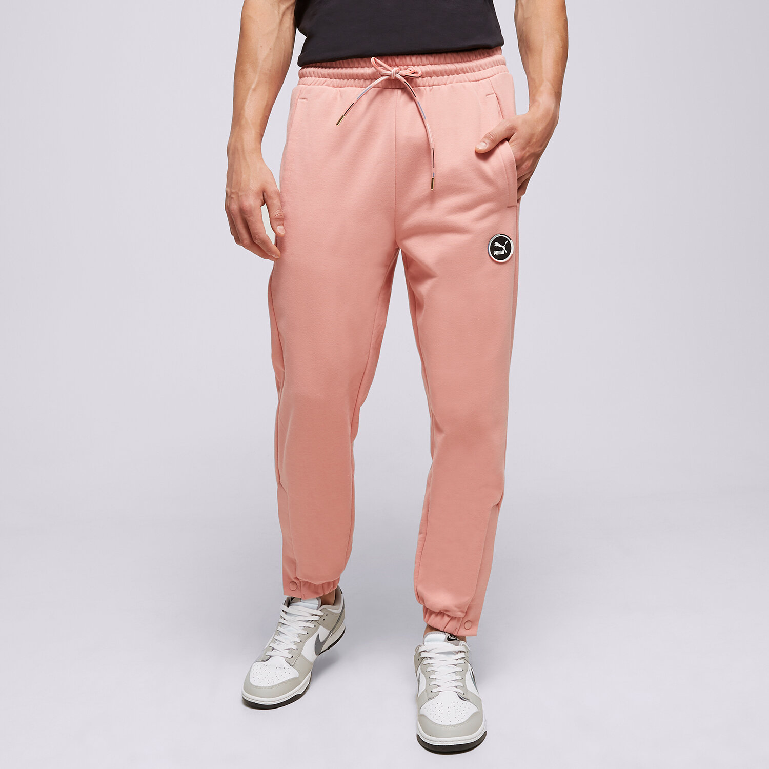Spodnie sportowe męskie PUMA SPODNIE 534176 534176 24 RÓŻOWY