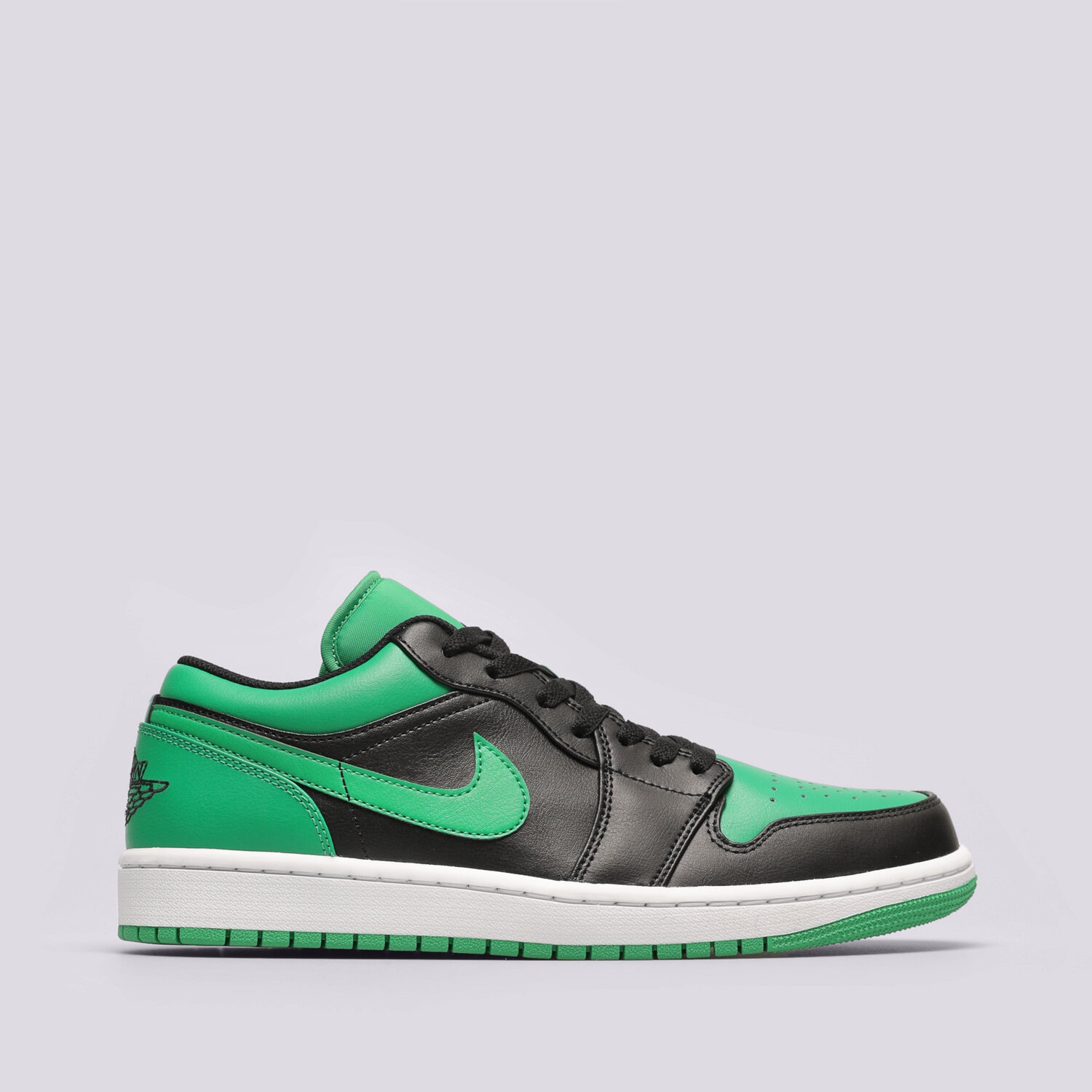Buty sneakersy męskie AIR JORDAN 1 LOW 553558-065 ZIELONY