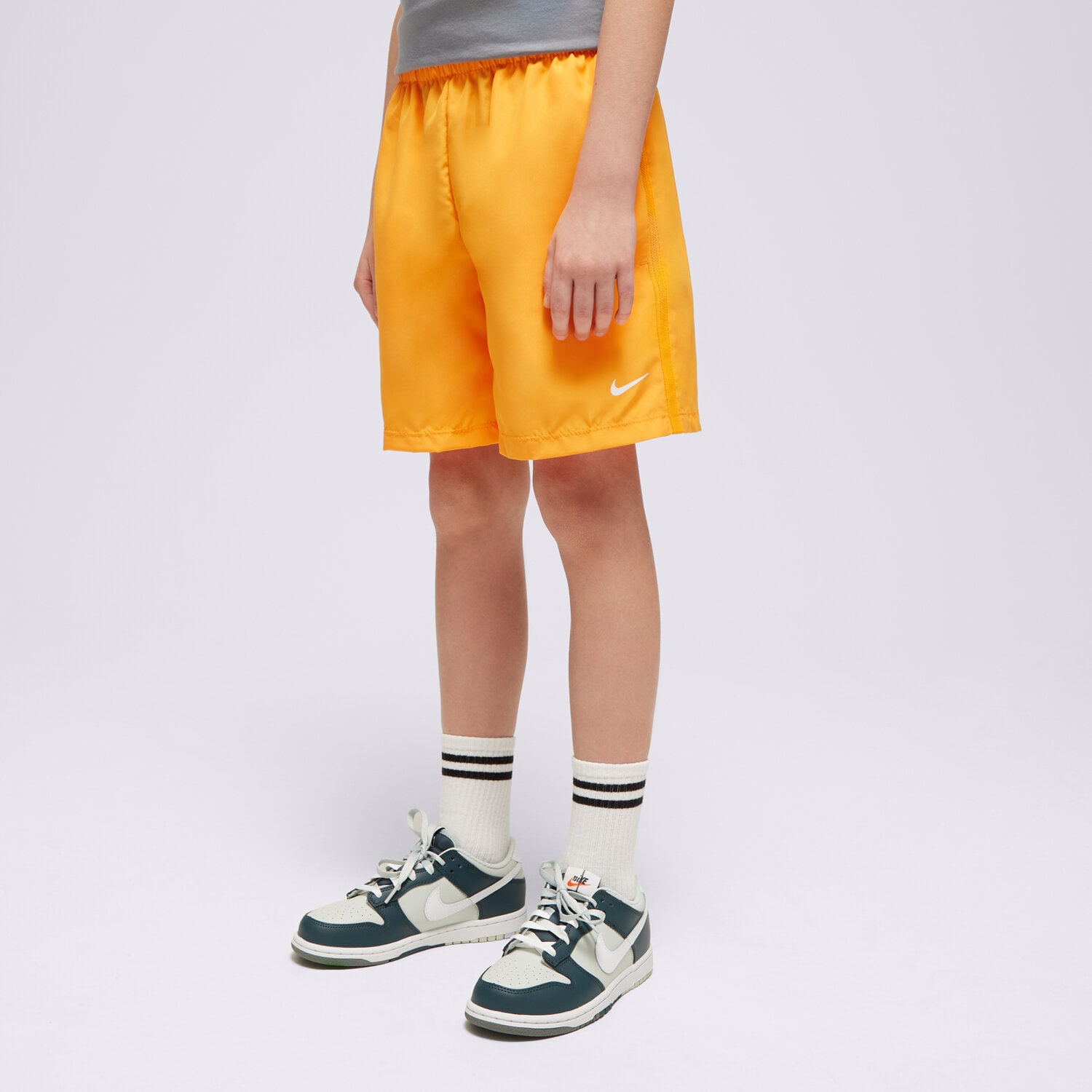 NIKE SZORTY B NK DF MULTI WVN DX5382-836 POMARAŃCZOWY