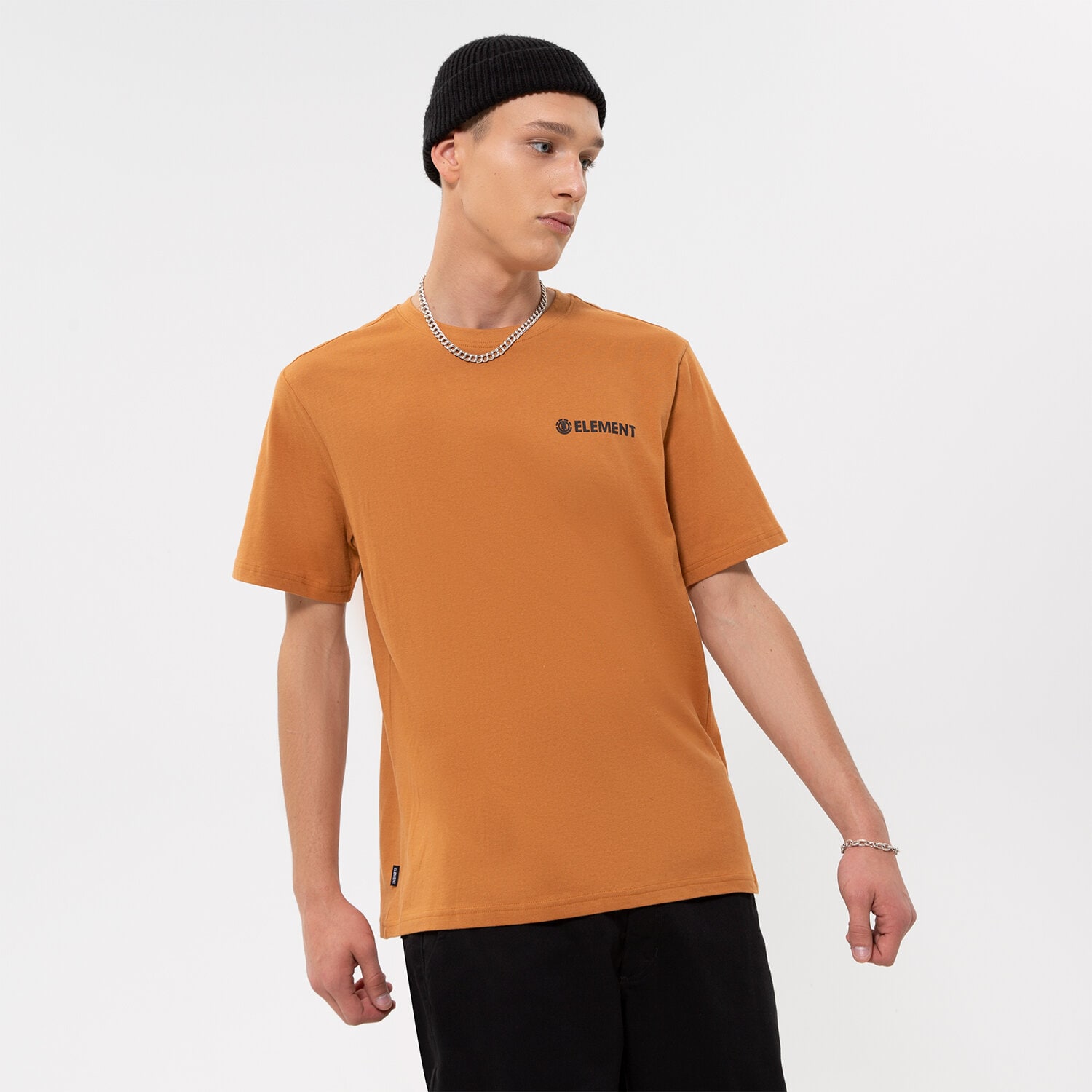 Koszulka, t-shirt sportowy męski ELEMENT T-SHIRT BLAZIN CHEST SS Z1SSI6-4787 POMARAŃCZOWY