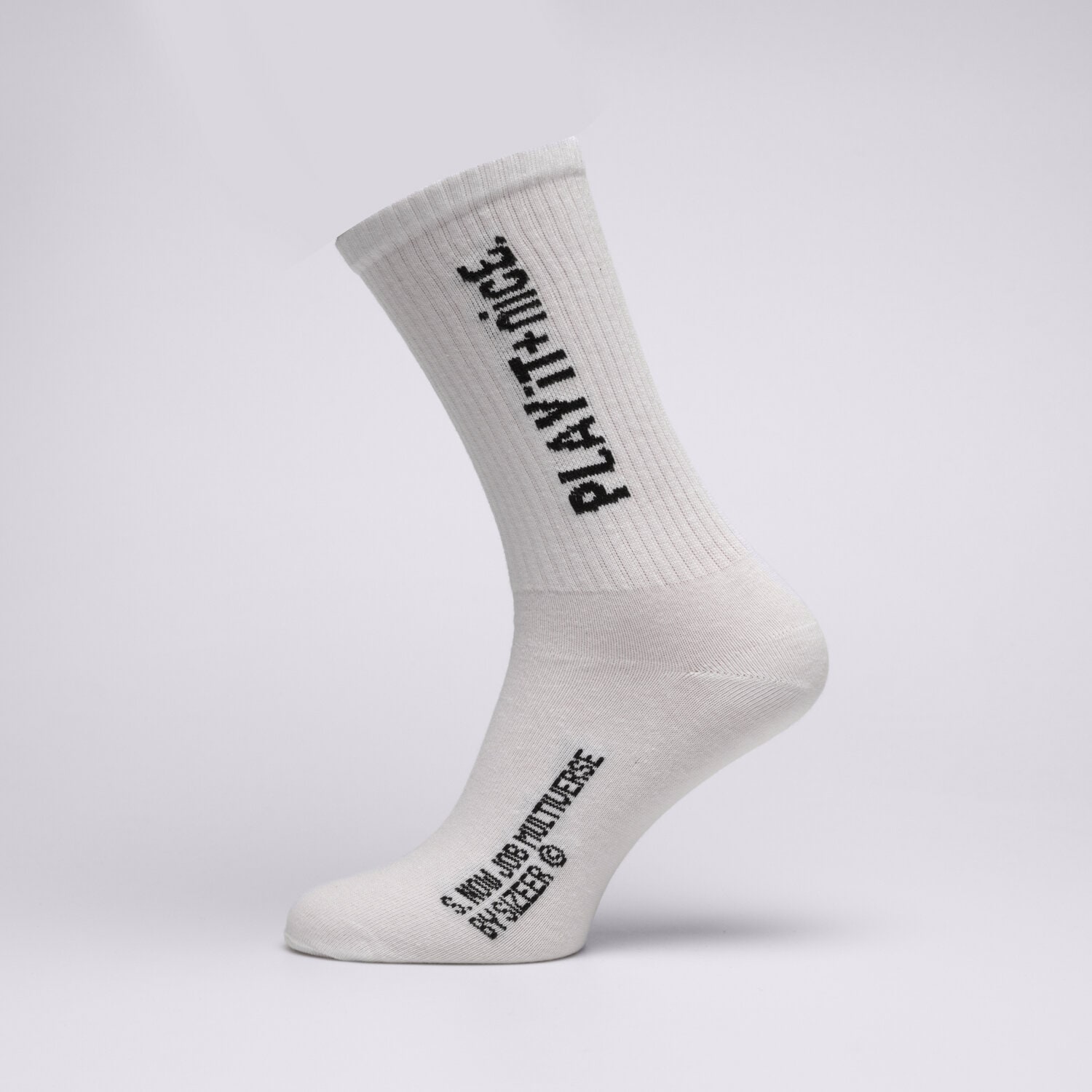 Skarpetki sportowe damskie S.NOW JOB SIZEER SOCKS "PLAY IT NICE"  SI123SKD52001 BIAŁY