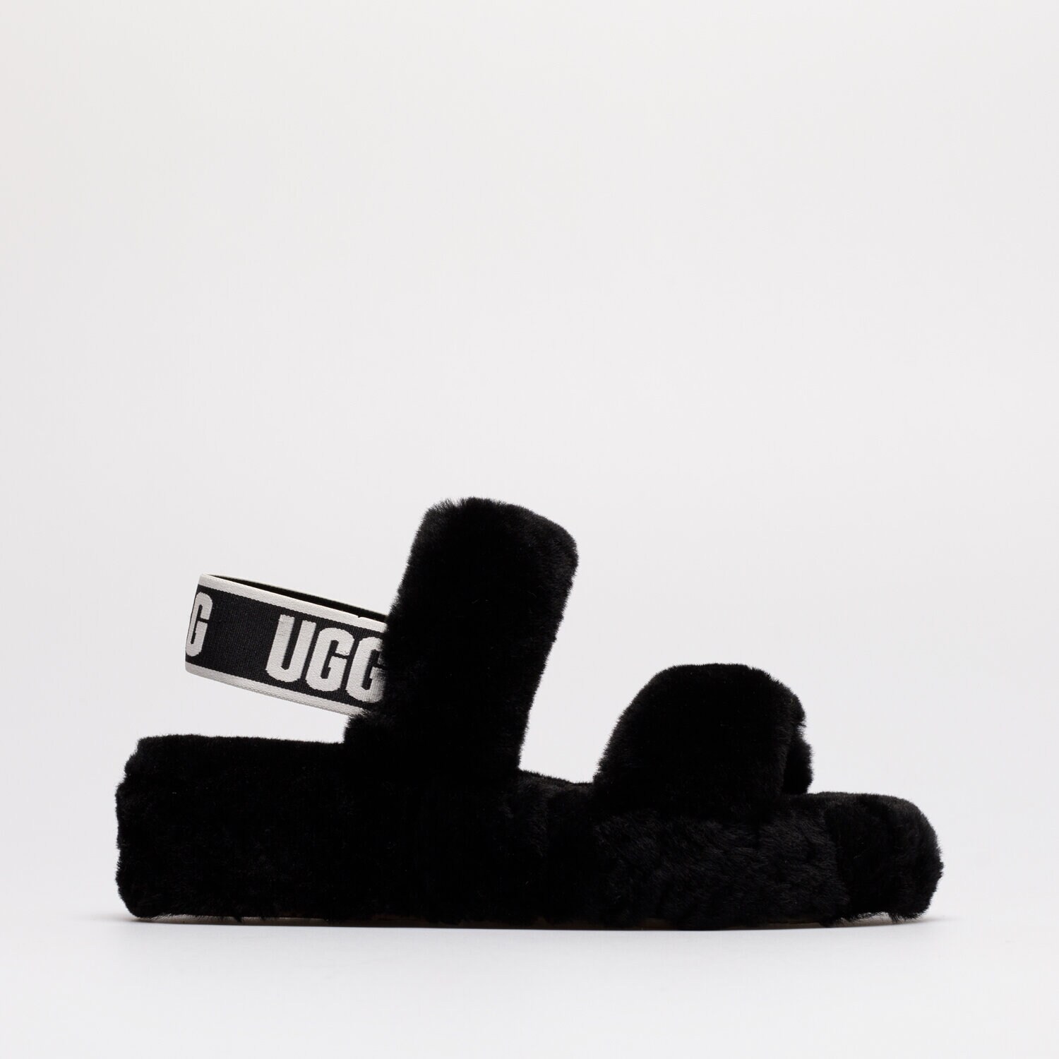 Klapki damskie UGG OH YEAH 1107953-BLACK CZARNY
