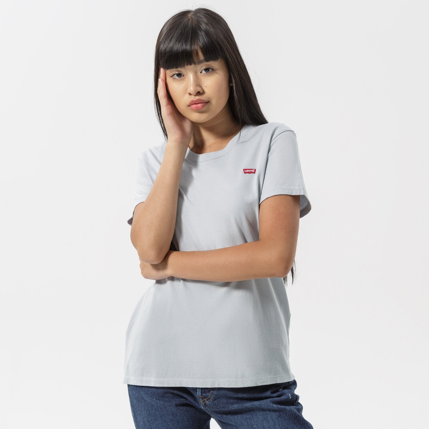 Koszulka, t-shirt damski LEVI'S T-SHIRT PERFECT TEE 39185-0128 BIAŁY