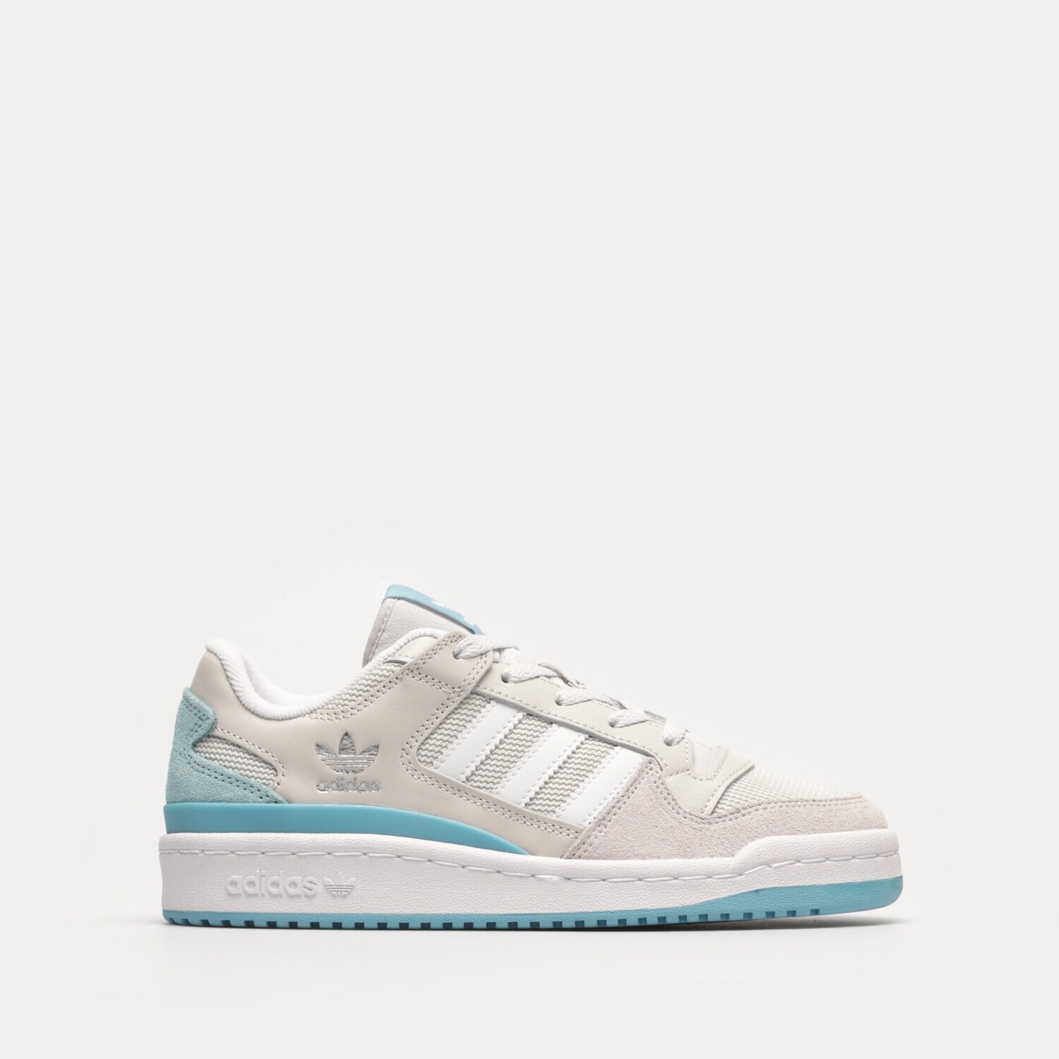 Buty sneakersy dla dzieci ADIDAS FORUM LOW CL J HQ7165 SZARY