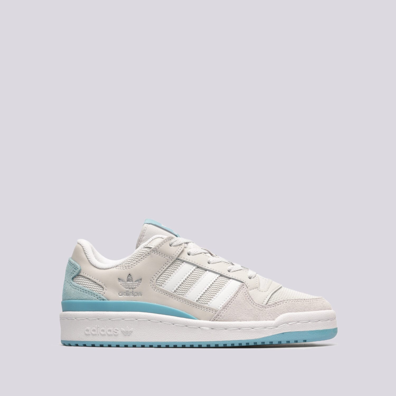 Buty sneakersy dla dzieci ADIDAS FORUM LOW CL J HQ7165 SZARY