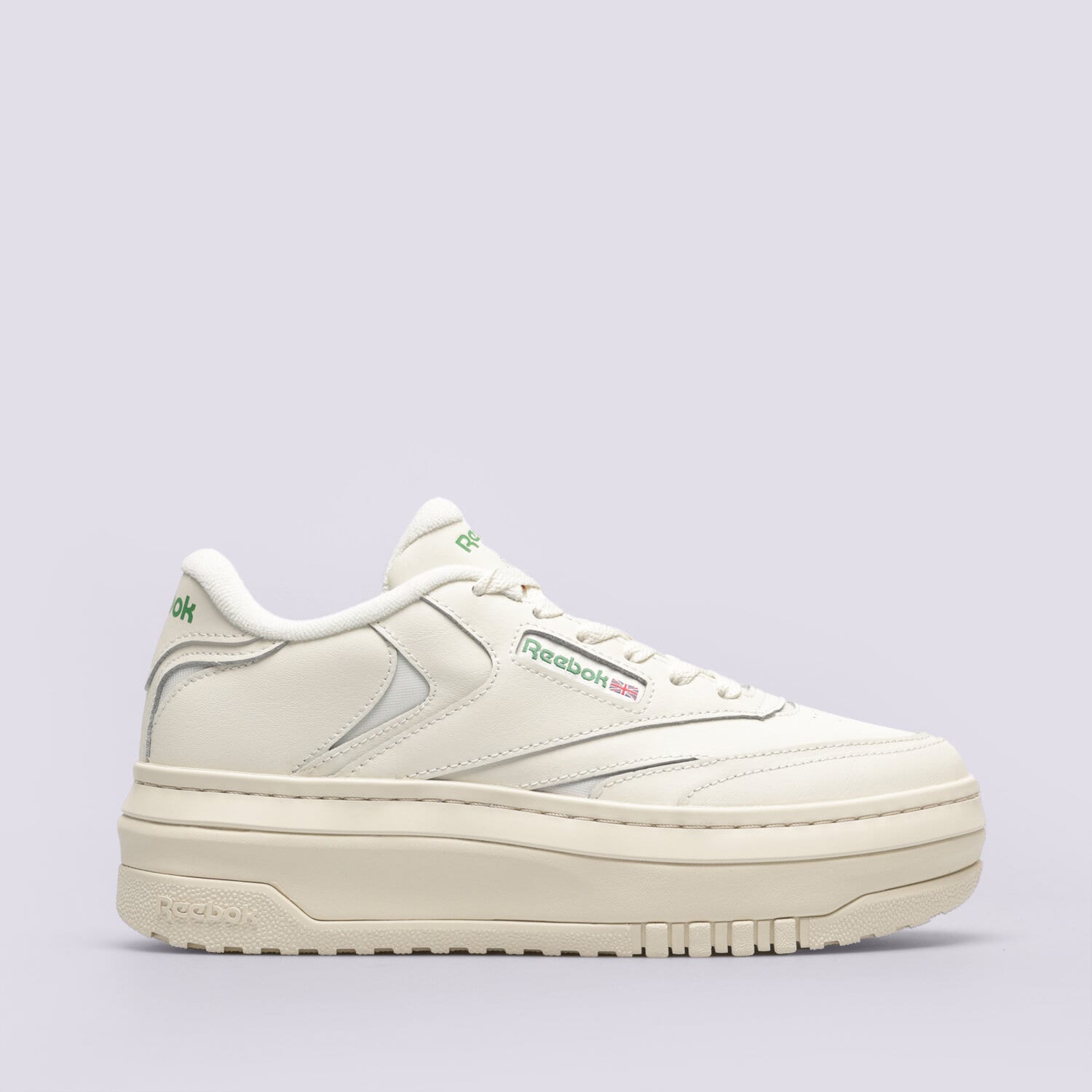 Buty sneakersy damskie REEBOK CLUB C EXTRA 100010060 KREMOWY