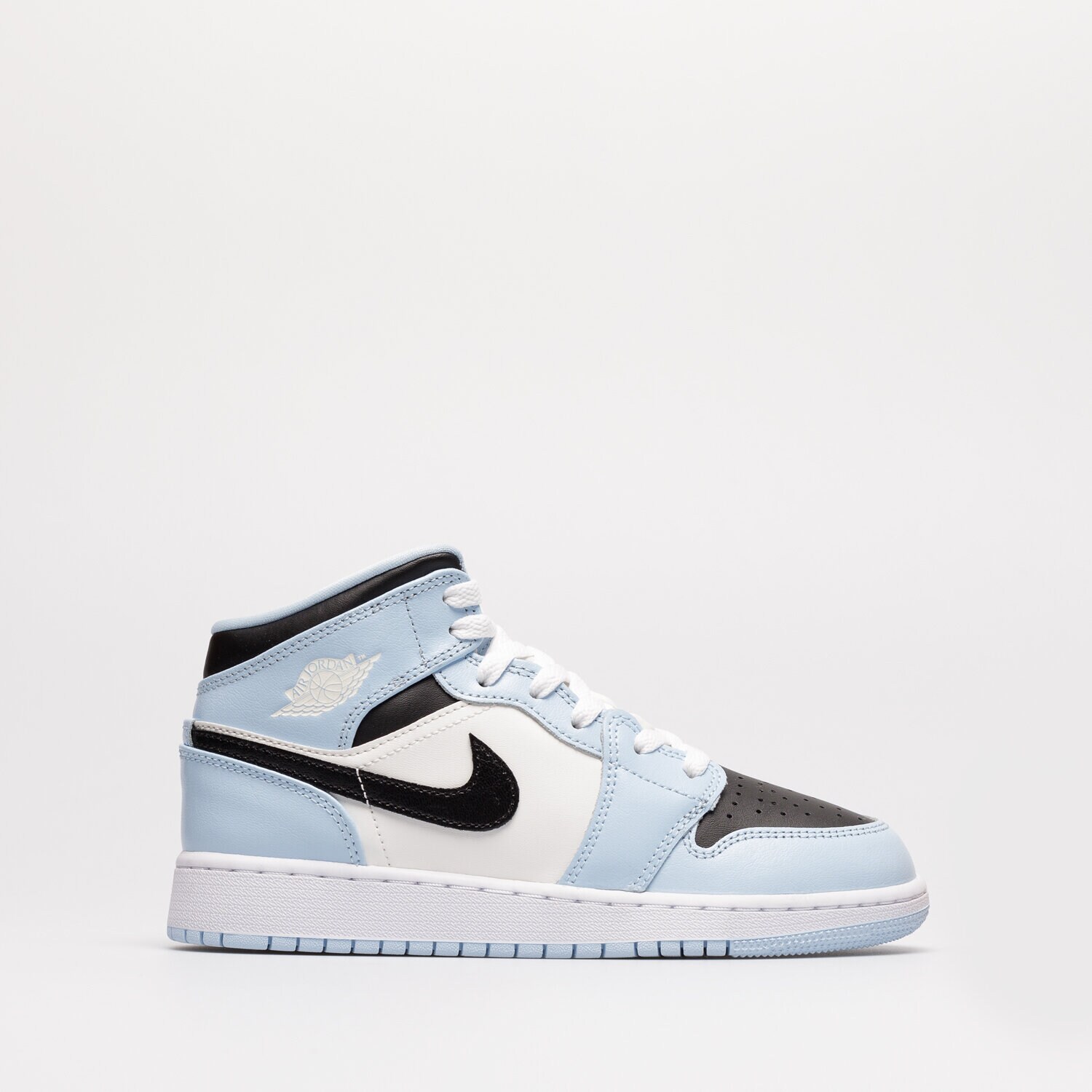 Buty sneakersy dla dzieci AIR JORDAN 1 MID GG  555112-401 NIEBIESKI