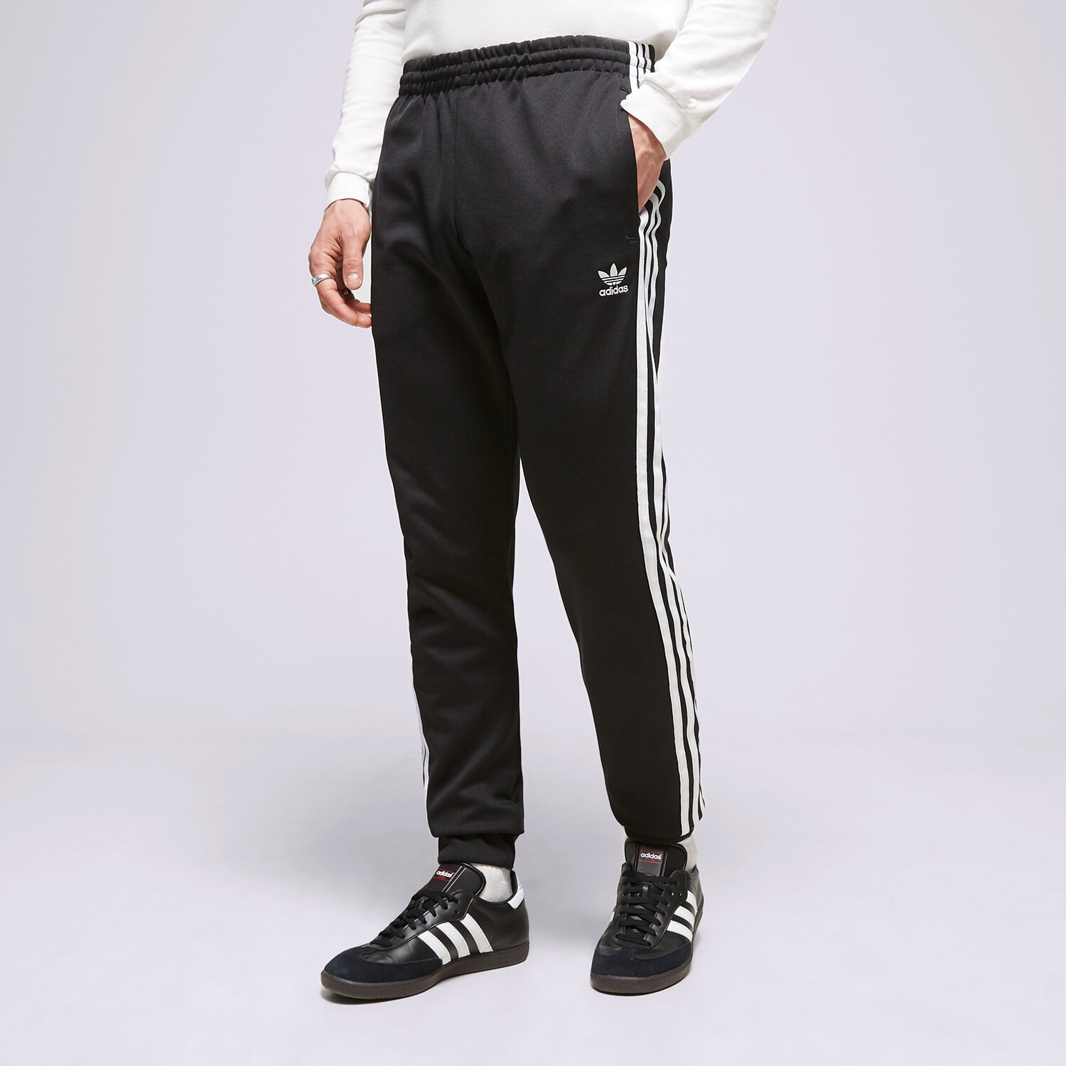 Spodnie sportowe męskie ADIDAS SPODNIE SSTP BLK PANTS IA4791 CZARNY