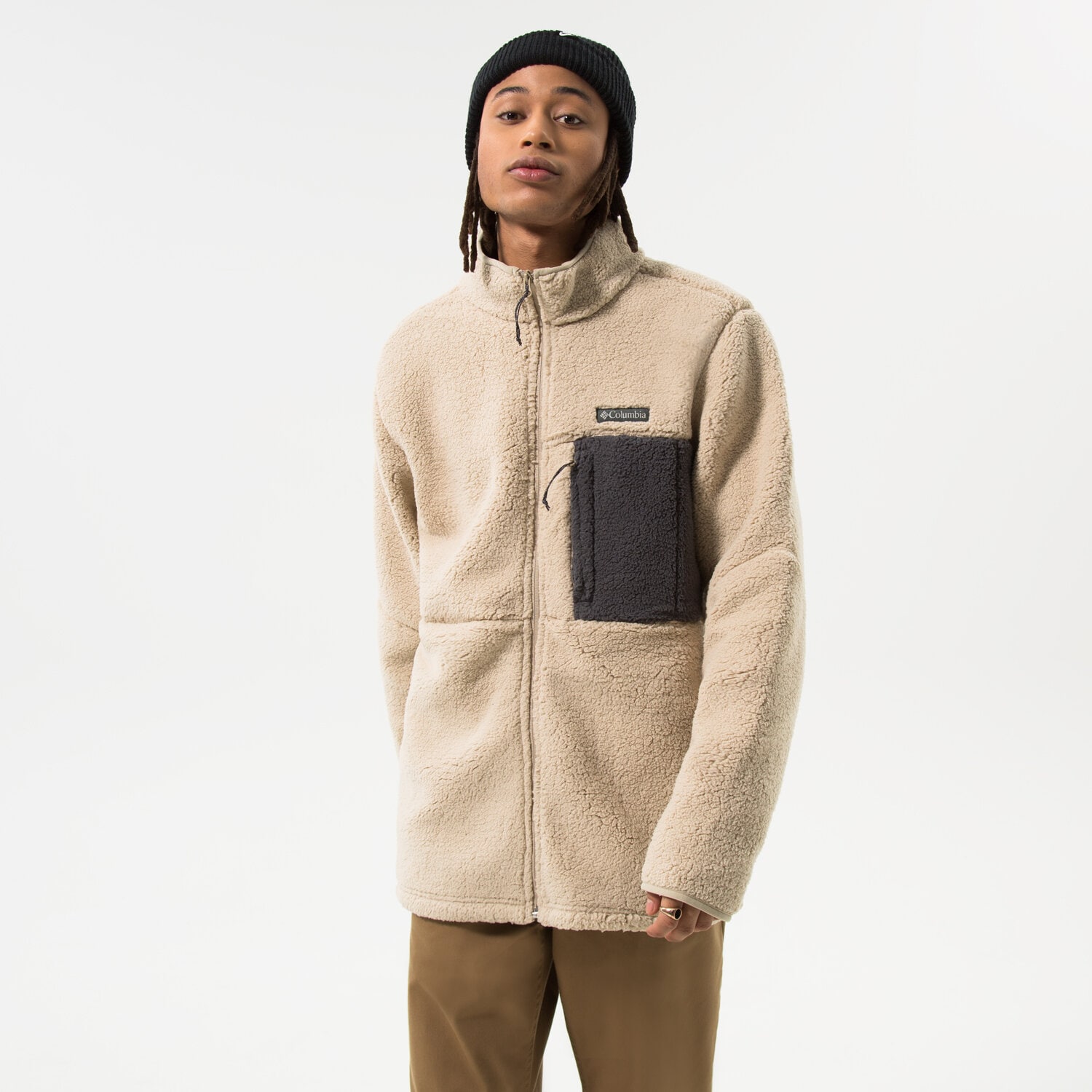 Bluza męska COLUMBIA POLAR MOUNTAINSIDE™ HEAVYWEIGHT 1911083271 SZARY