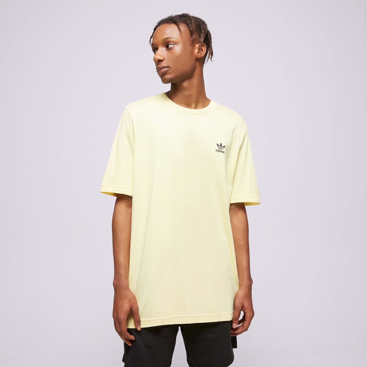Koszulka, t-shirt sportowy męski ADIDAS T-SHIRT ESSENTIAL TEE IA4867 ŻÓŁTY