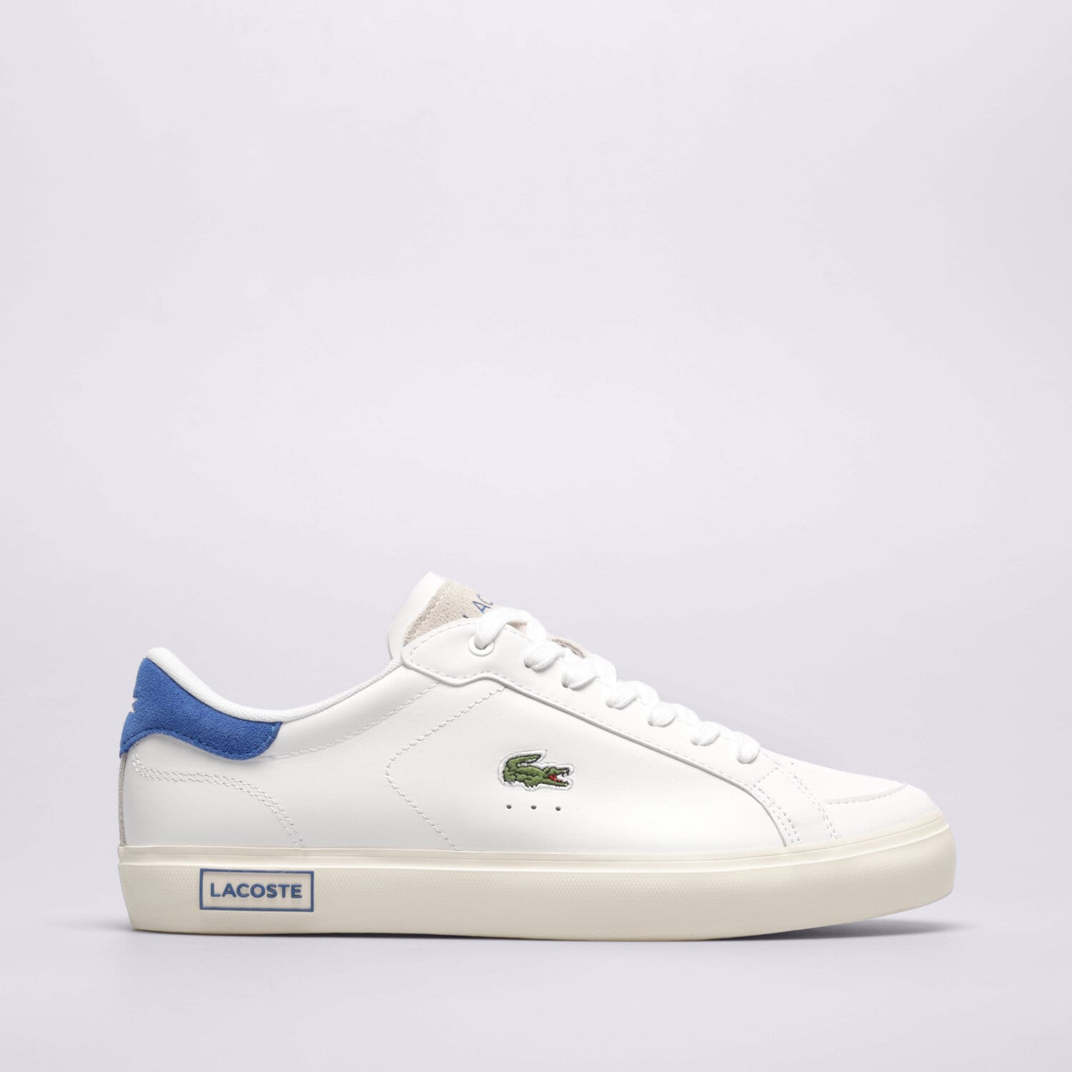 Buty sneakersy męskie LACOSTE POWERCOURT 123 2 SMA 745SMA0042X96 BIAŁY