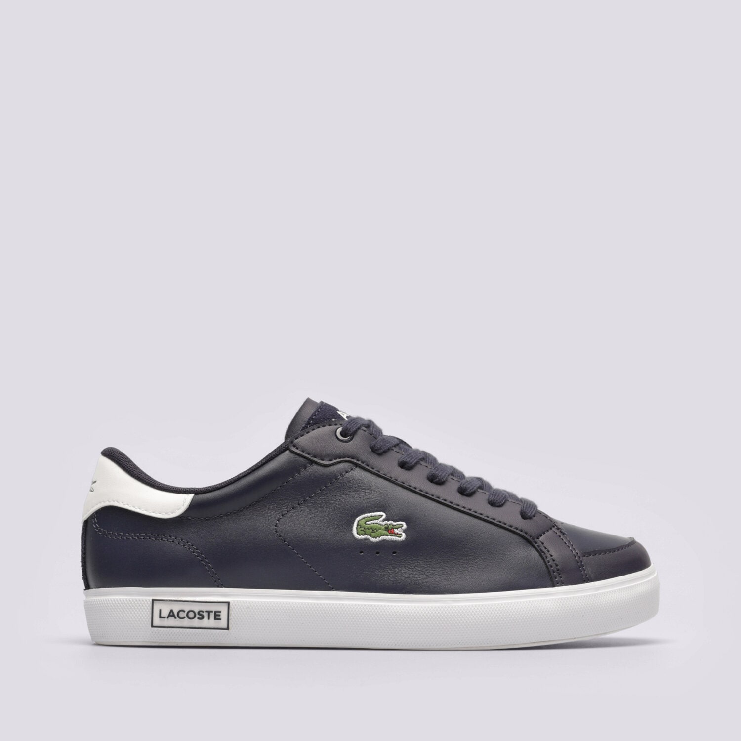 Buty sneakersy męskie LACOSTE POWERCOURT 123 3 SMA 745SMA0066092 GRANATOWY