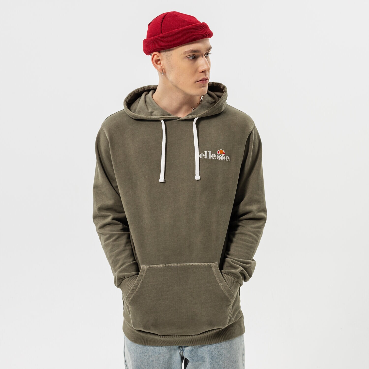 Bluza męska ELLESSE BLUZA Z KAPTUREM TINCTORIA OH HOODY KHA SHK13144506 KHAKI