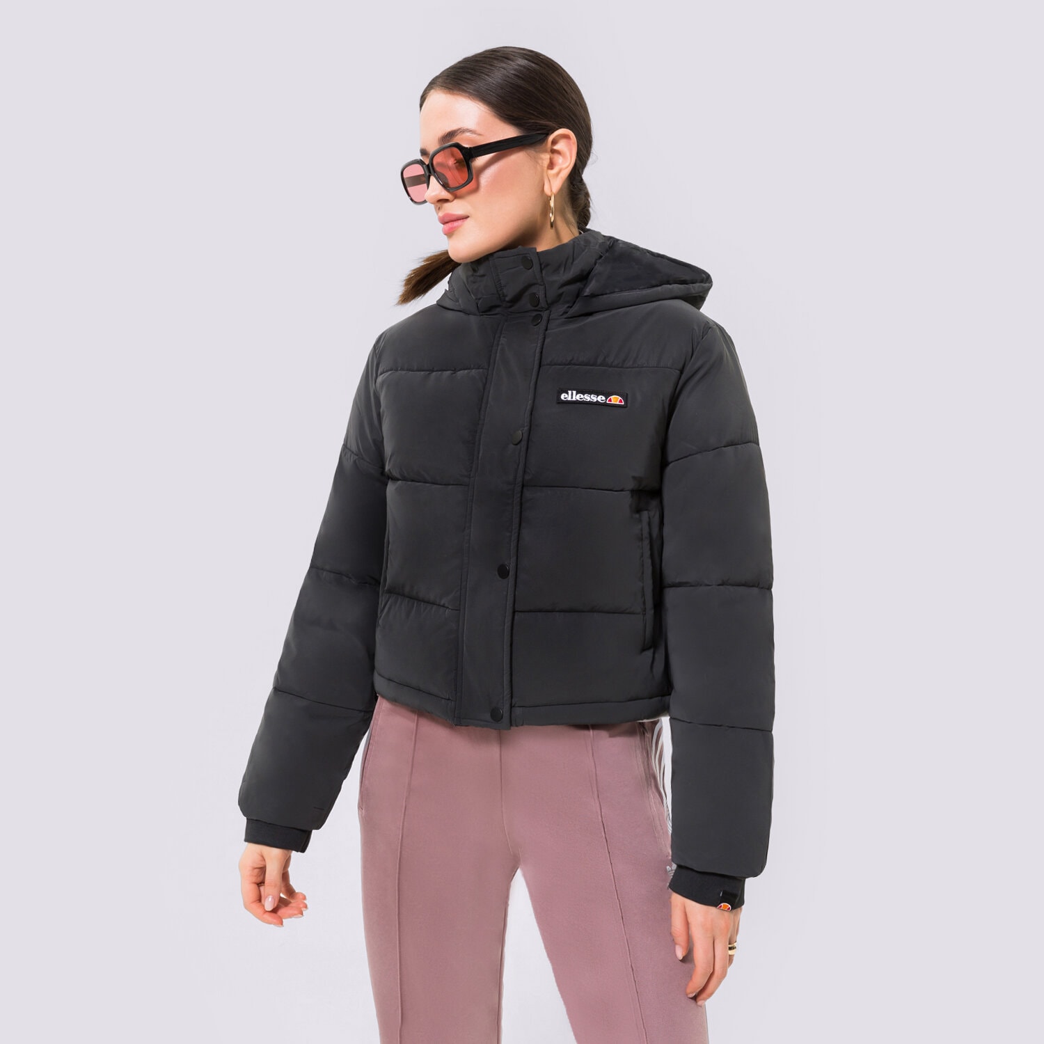 Kurtka zimowa damska ELLESSE KURTKA PUCHOWA MONOLIS PADDED JACKET BLK SGK09611011 CZARNY
