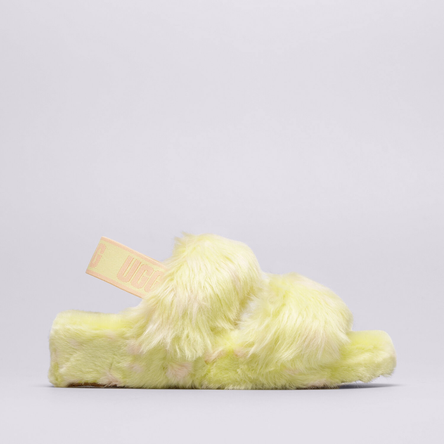 Klapki damskie UGG OH YEAH SPOTS 1118165-POLLEN ŻÓŁTY