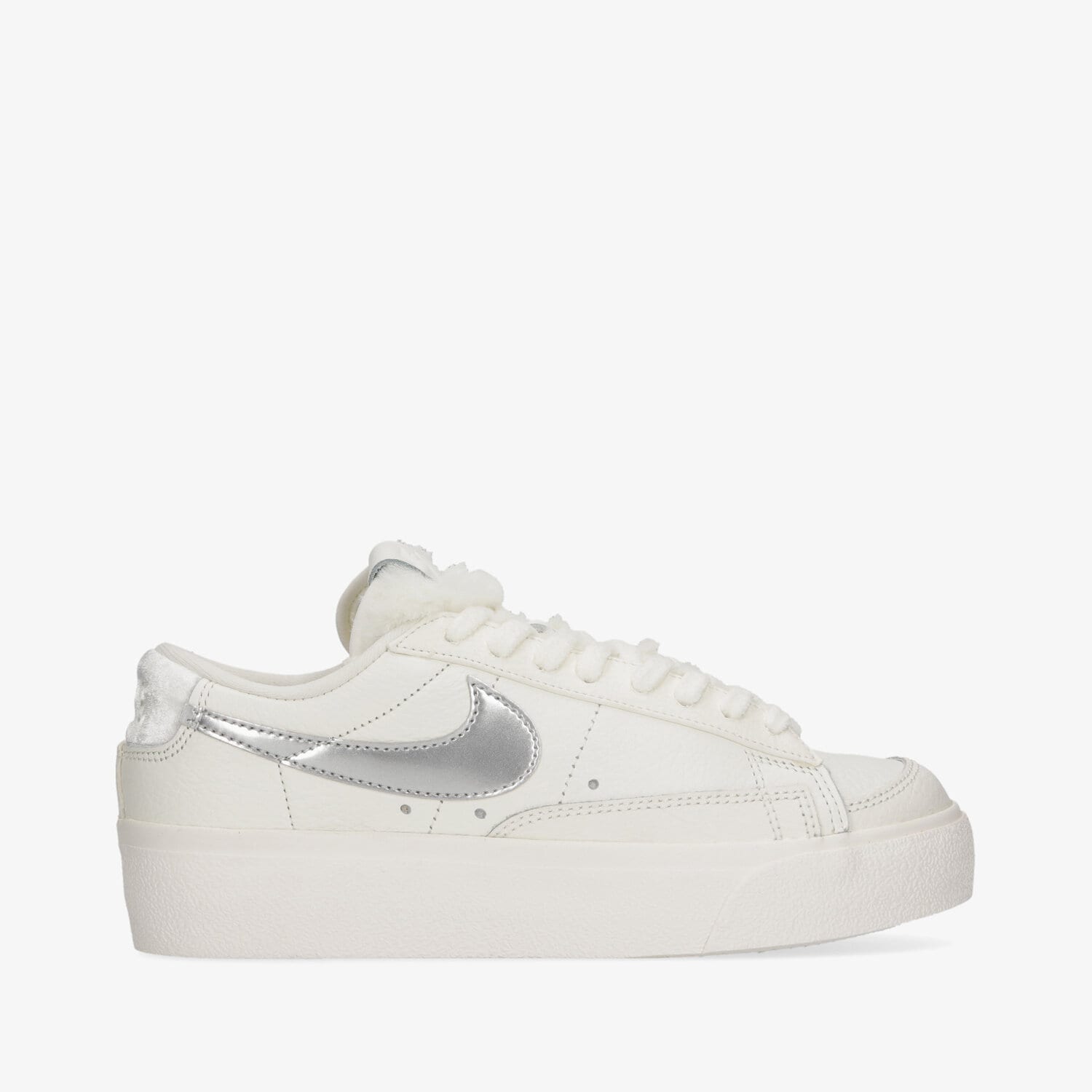 Buty sneakersy damskie NIKE BLAZER LOW PLATFORM DO8993-100 BEŻOWY