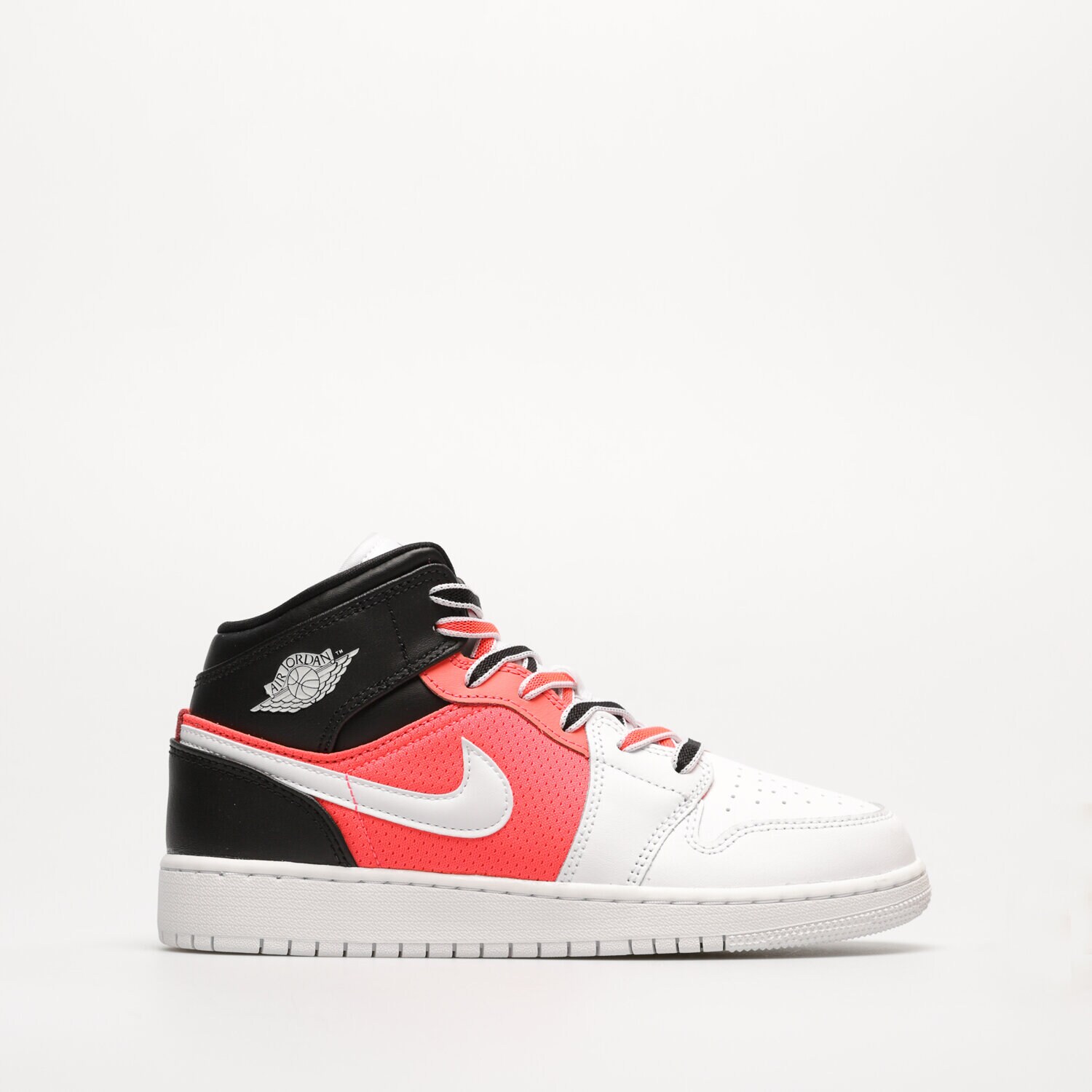 Buty sneakersy dla dzieci AIR JORDAN 1 MID SE FB4417-016 CZARNY