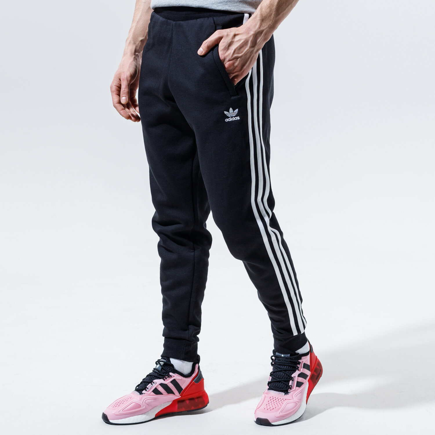 Spodnie sportowe męskie ADIDAS SPODNIE 3-STRIPES PANT GN3458 CZARNY