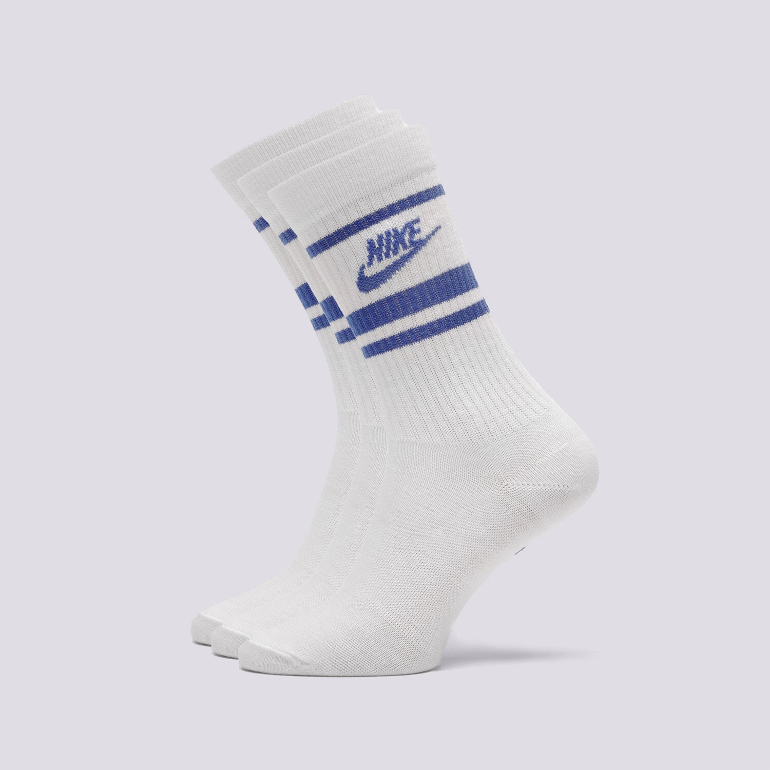 Skarpetki sportowe damskie NIKE ESSENTIAL STRIPE SOCKS (3 PACKS) DX5089-105 BIAŁY