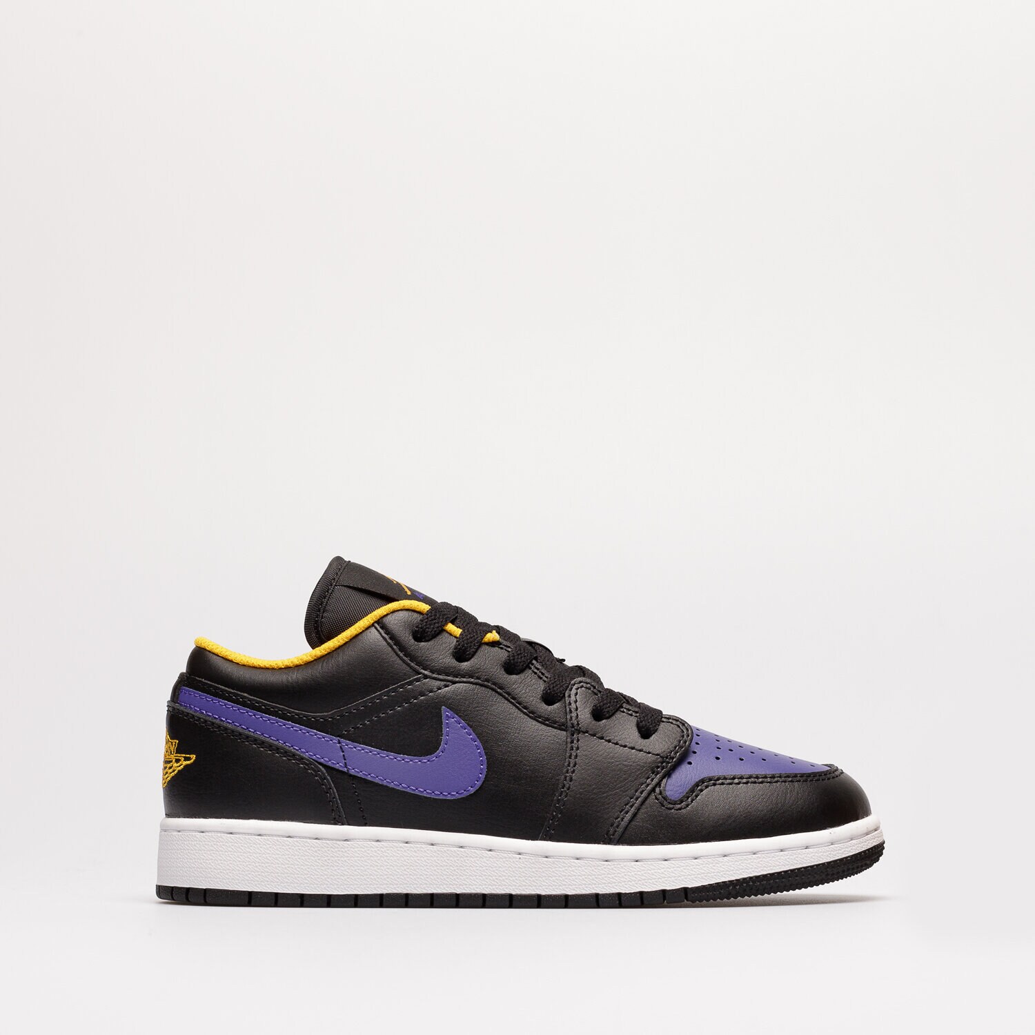 Buty sneakersy dla dzieci AIR JORDAN 1 LOW BG 553560-075 CZARNY